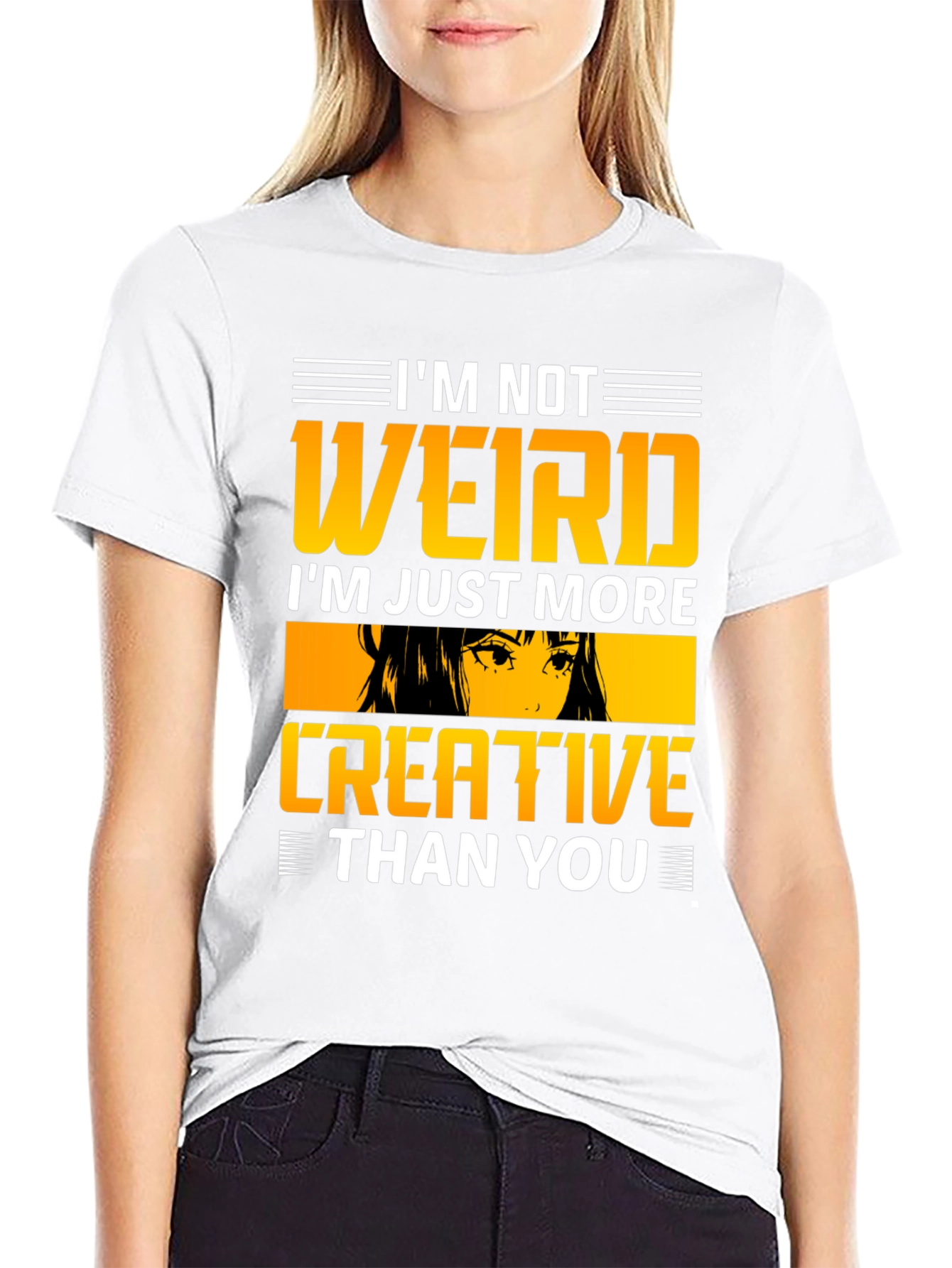 Im Not Weird Creative T-Shirt