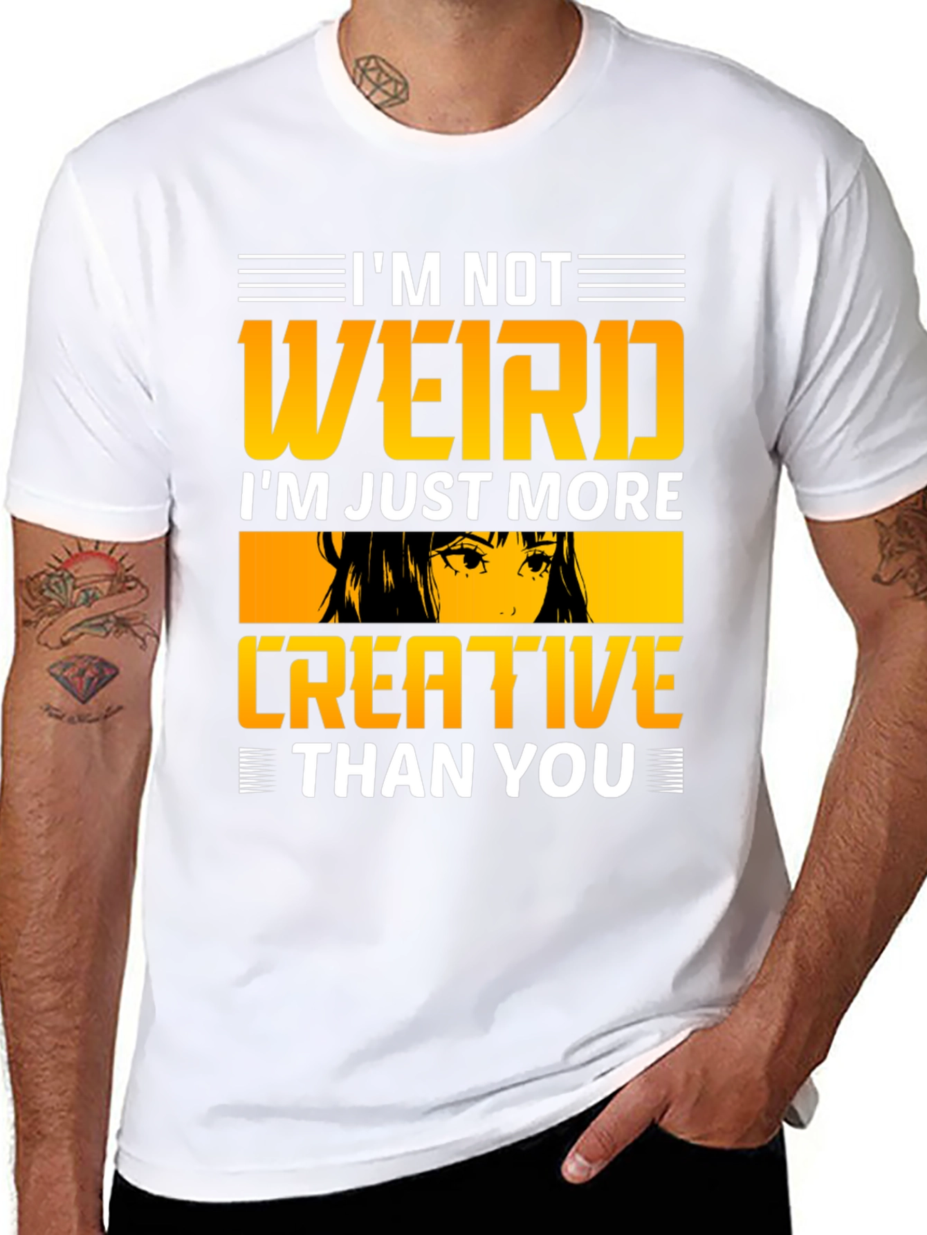 Im Not Weird Creative T-Shirt