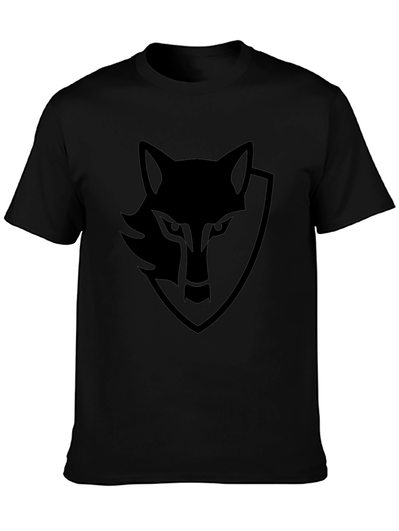 Black Wolf Graphic Tee - Mens Stylish Casual Shirt