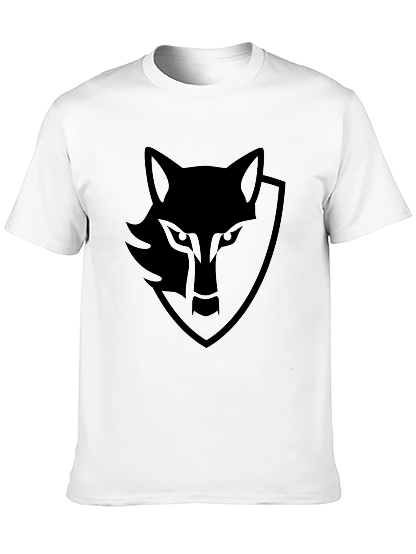 Black Wolf Graphic Tee - Mens Stylish Casual Shirt