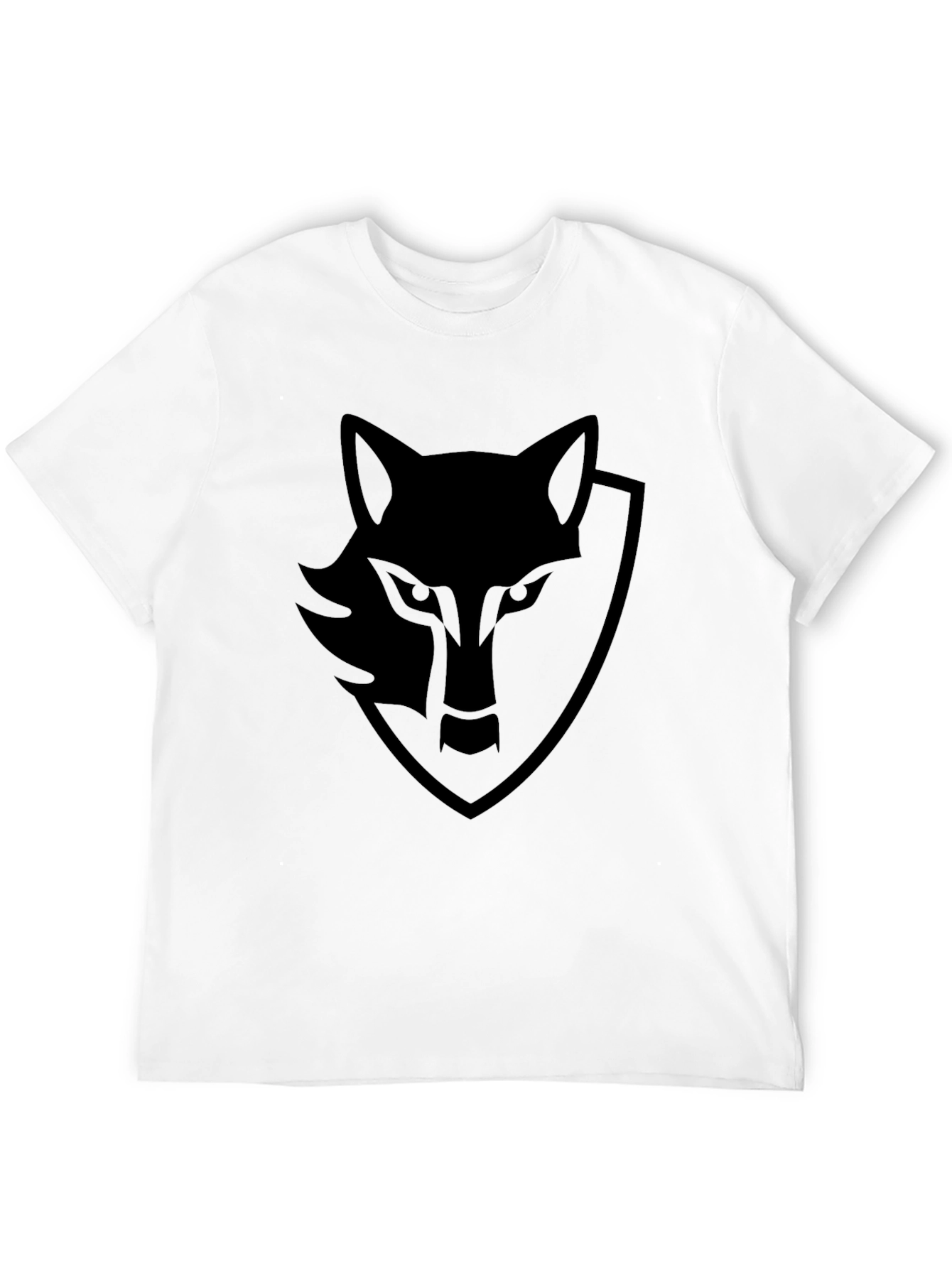 Black Wolf Graphic Tee - Mens Stylish Casual Shirt