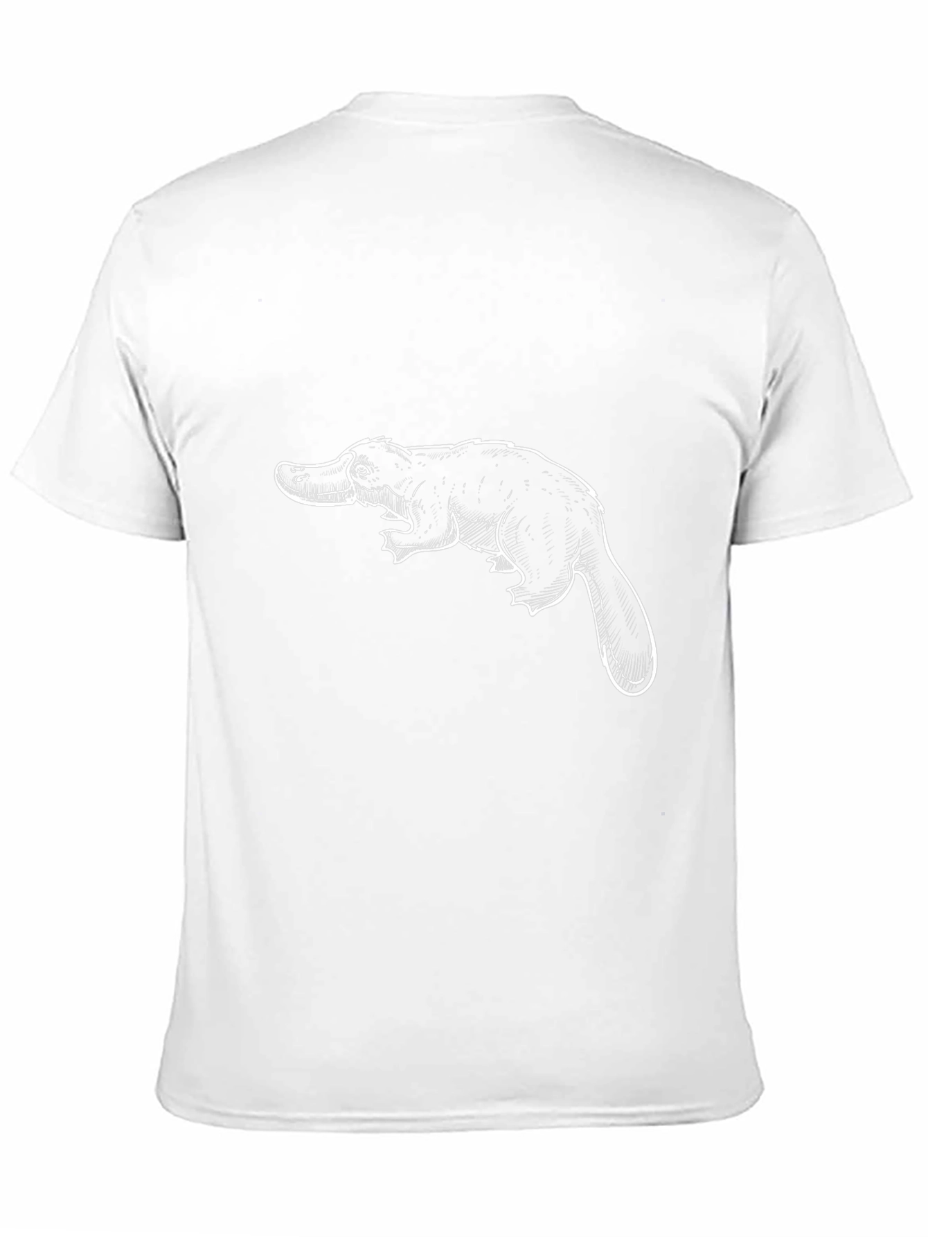Platypus Graphic Tee - Black Cotton T-Shirt