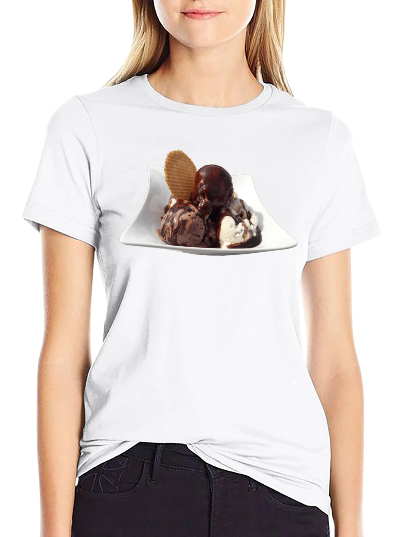 Ice Cream Sundae Graphic Tee - Sweet Tooth T-Shirt