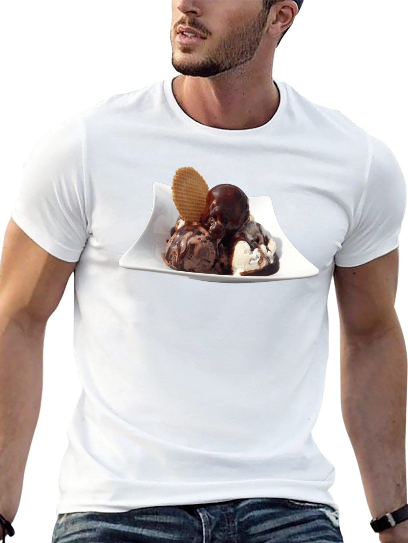 Ice Cream Sundae Graphic Tee - Sweet Tooth T-Shirt