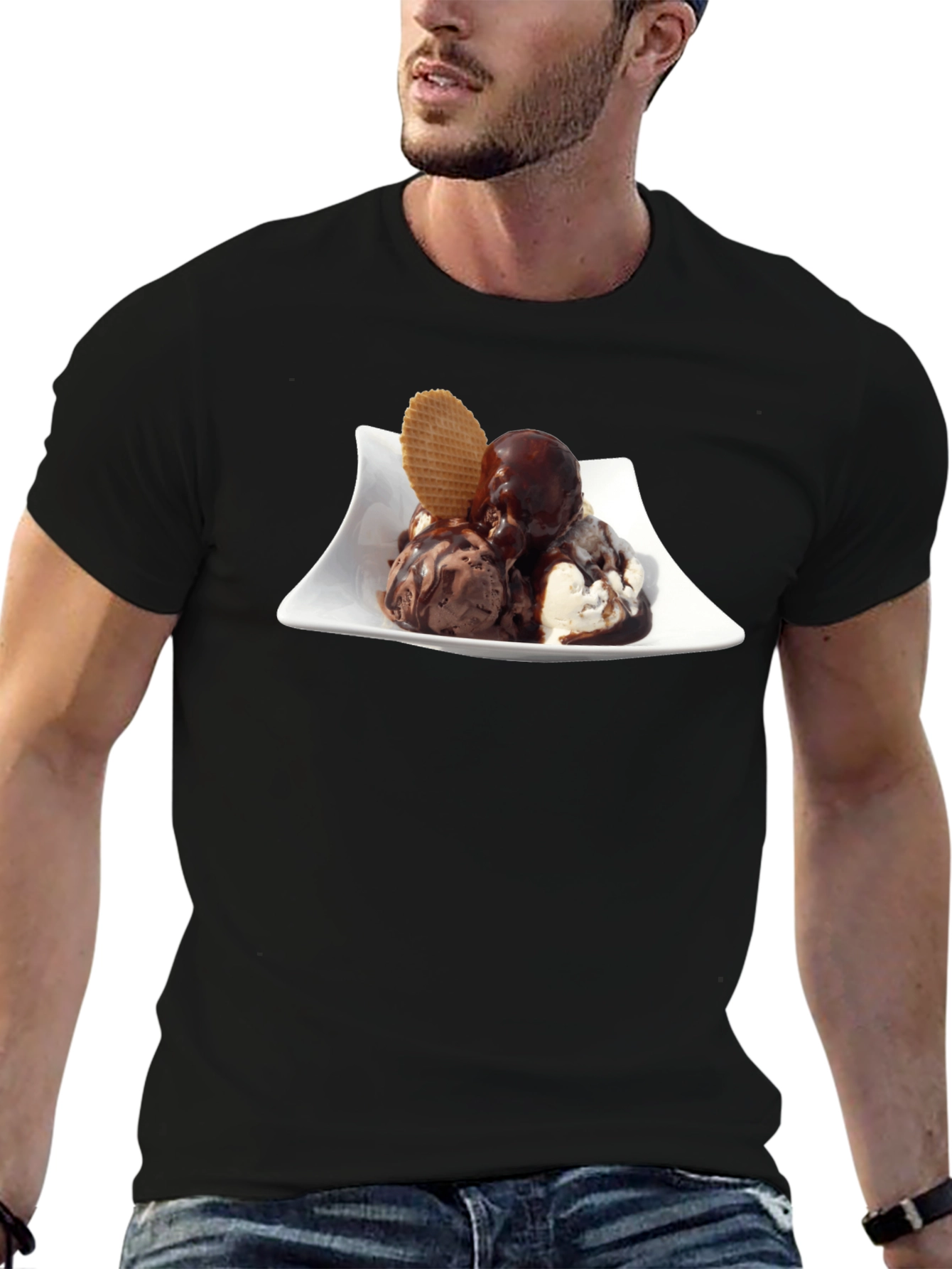 Ice Cream Sundae Graphic Tee - Sweet Tooth T-Shirt