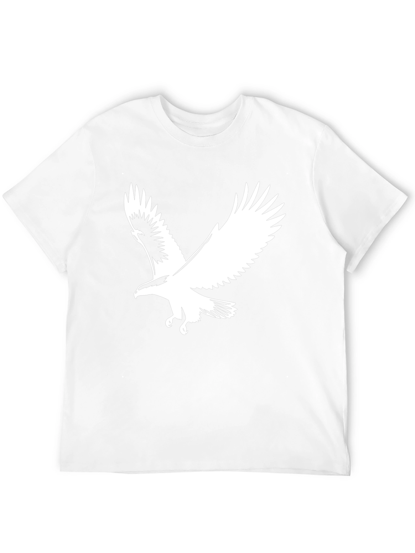 Eagle Graphic T-Shirt - Bold Black Cotton Tee