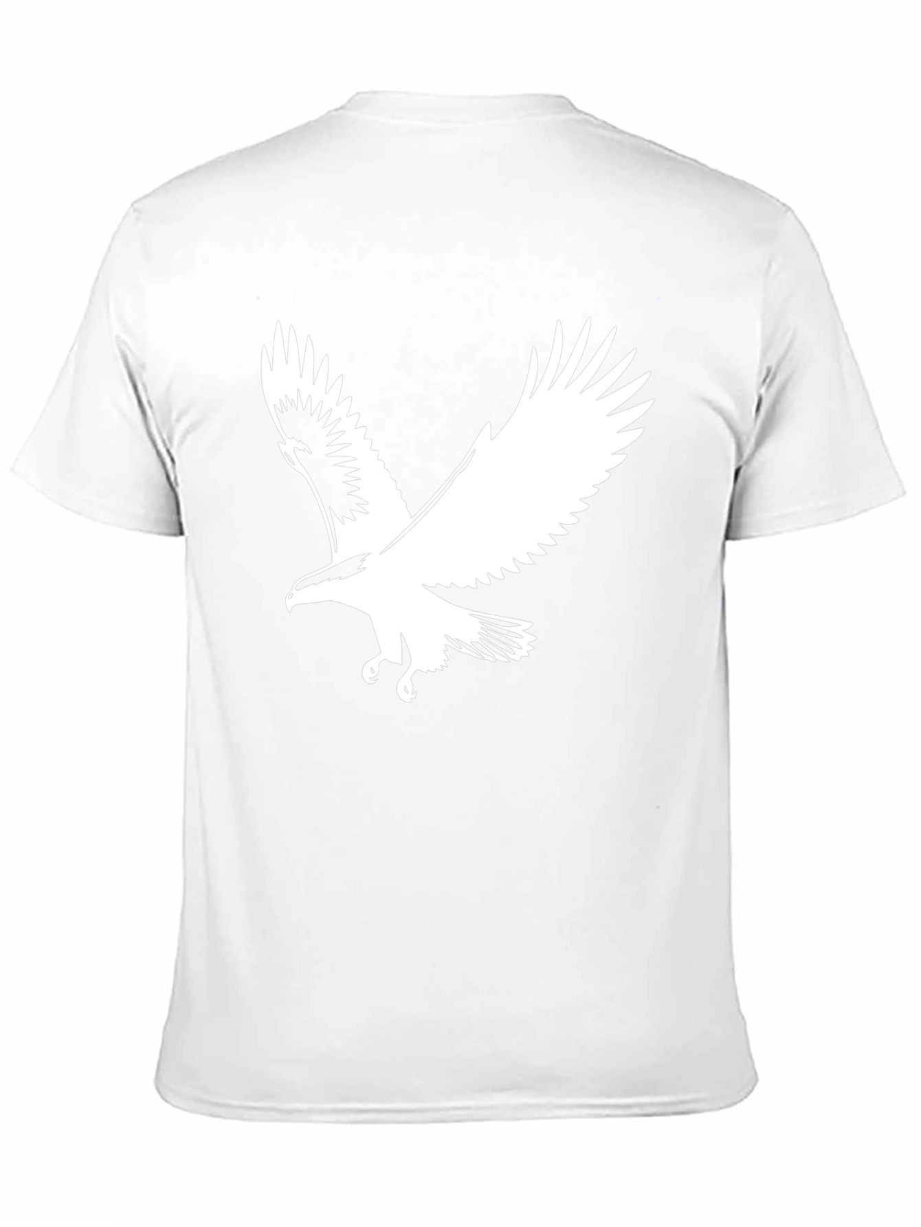 Eagle Graphic T-Shirt - Bold Black Cotton Tee