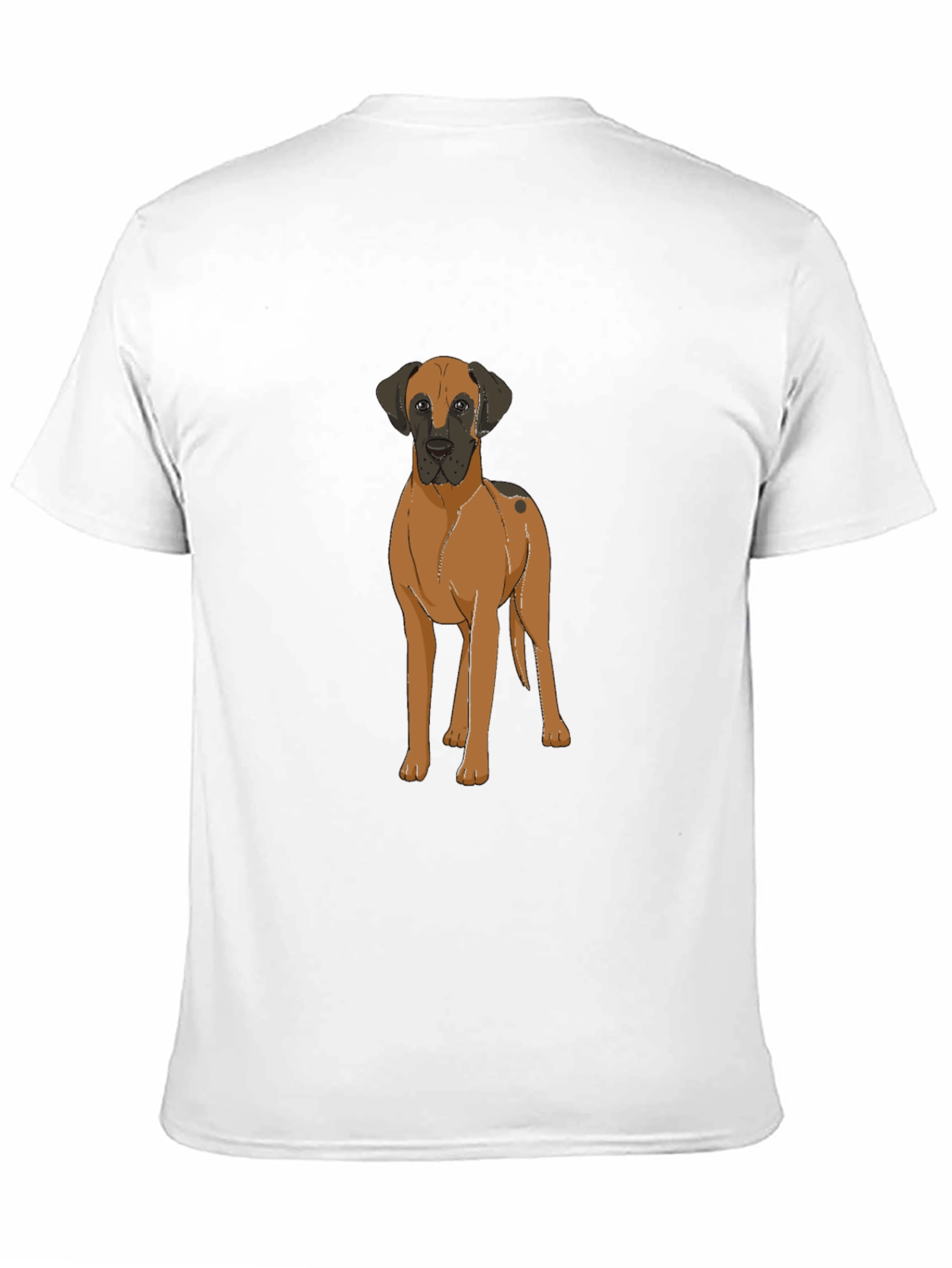 Great Dane Dog Graphic T-Shirt - Black