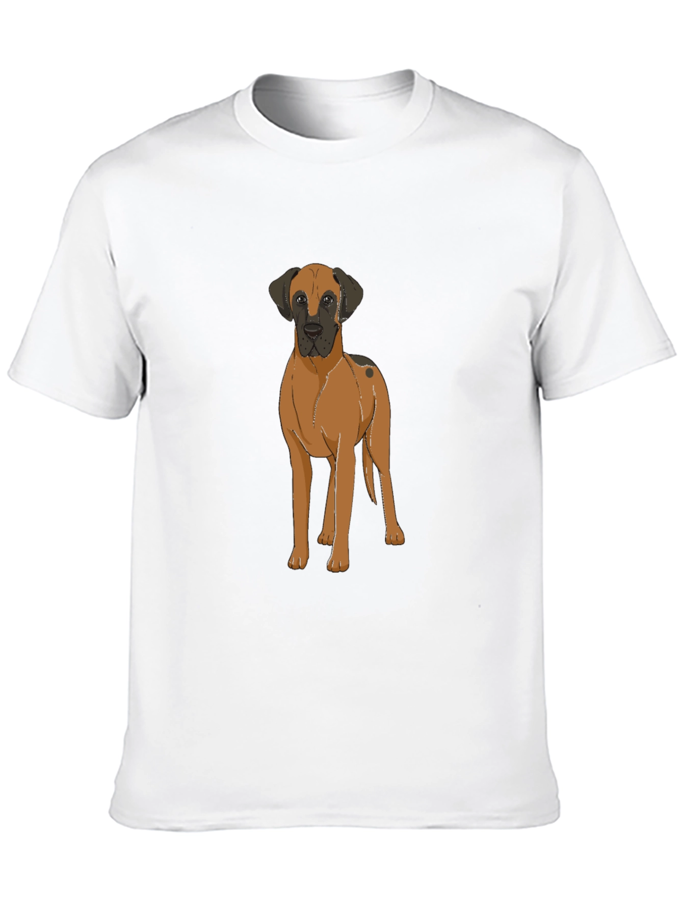 Great Dane Dog Graphic T-Shirt - Black
