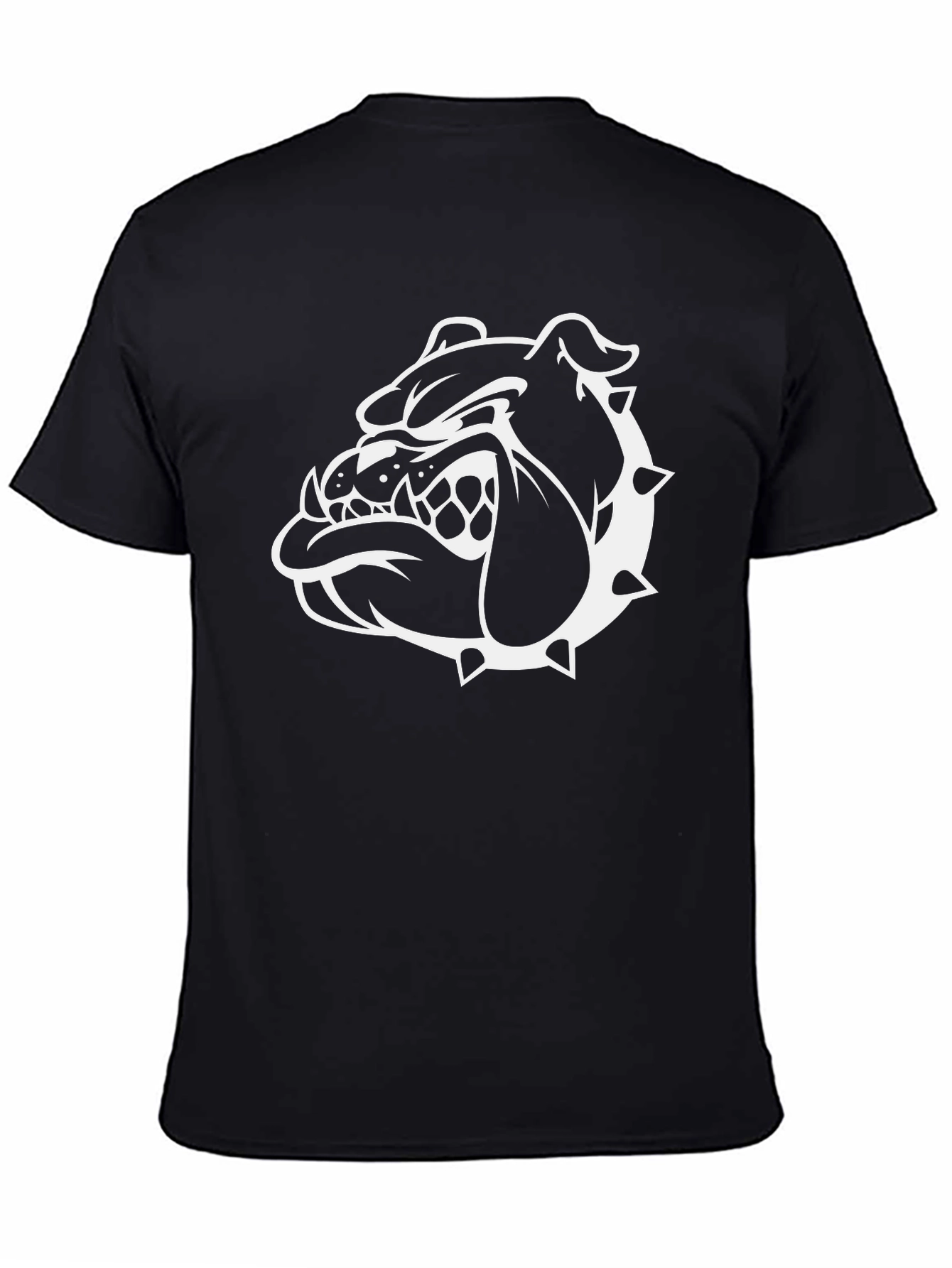 Black Bulldog Graphic T-Shirt