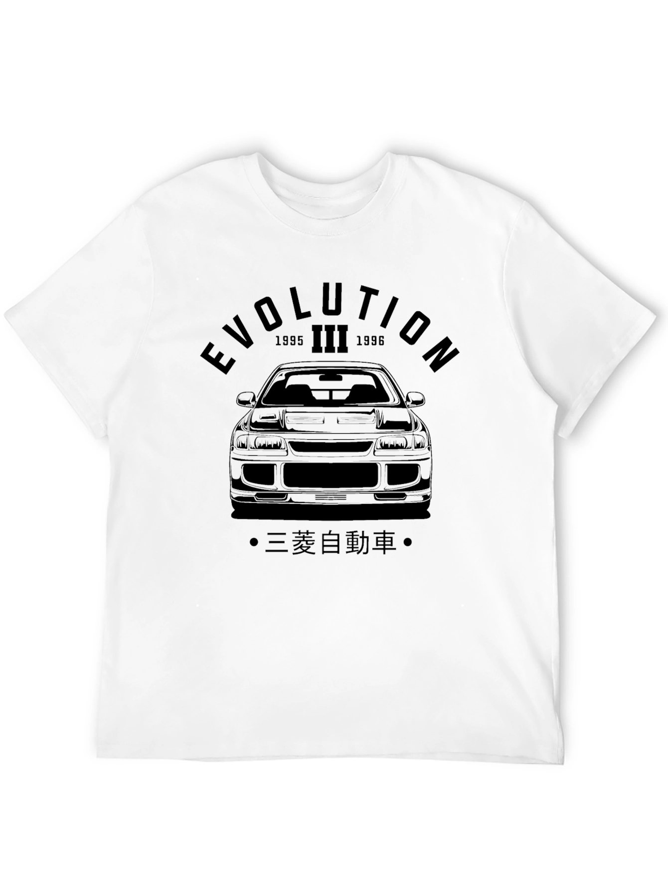Evolution III Car Graphic Tee - Black