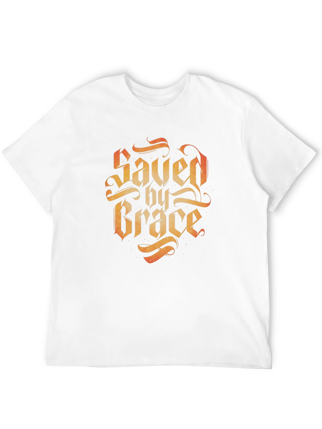Saved by Grace Graphic Tee - Religious Faith T-Shirt