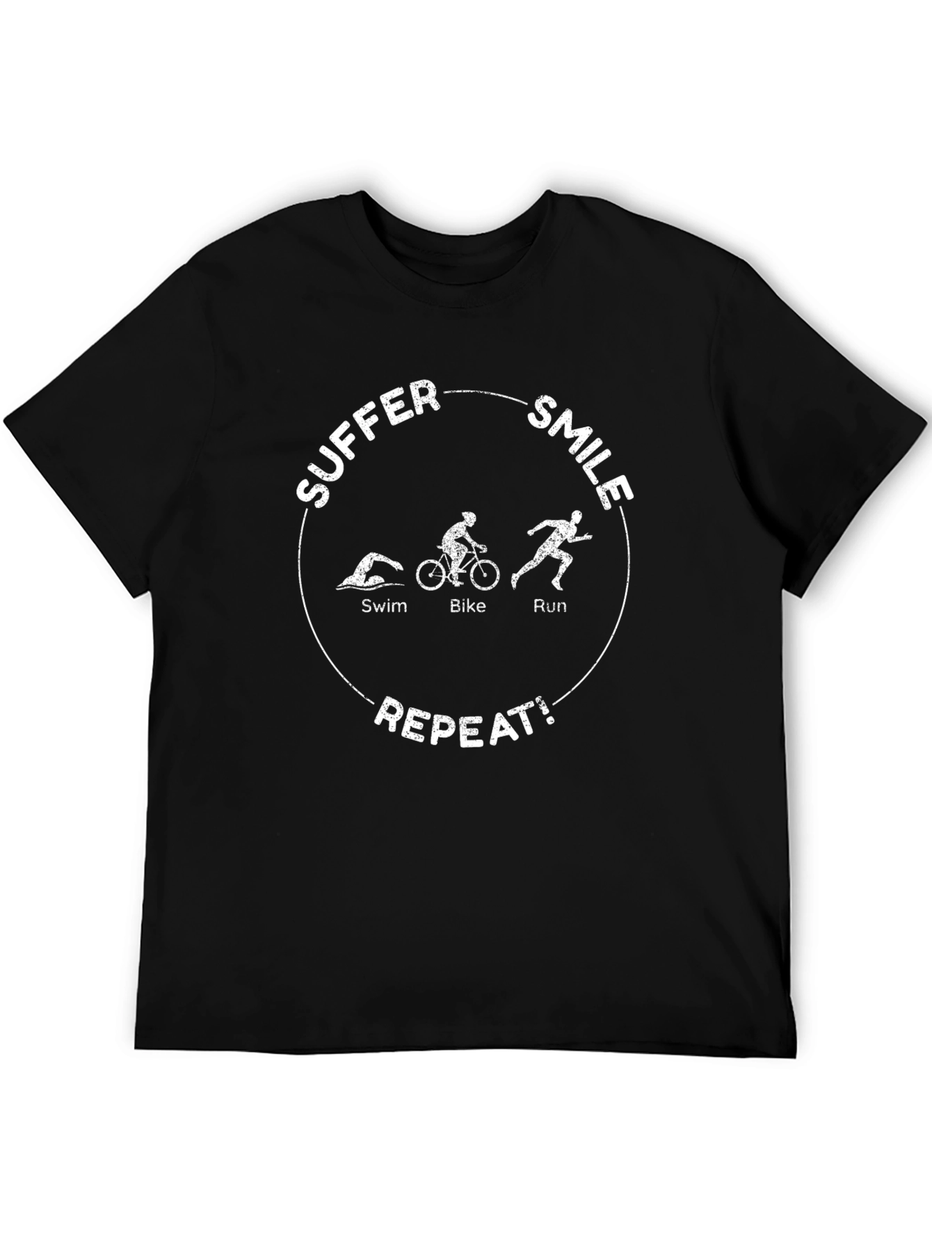 Suffer Smile Repeat Triathlon T-Shirt