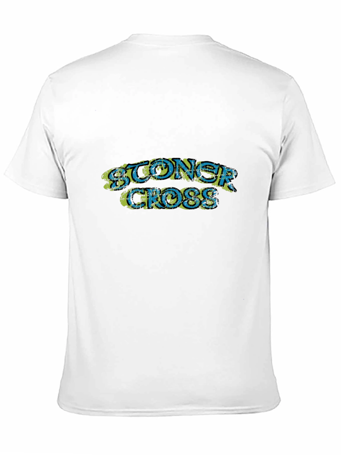 Stoner Cross Graphic Black T-Shirt