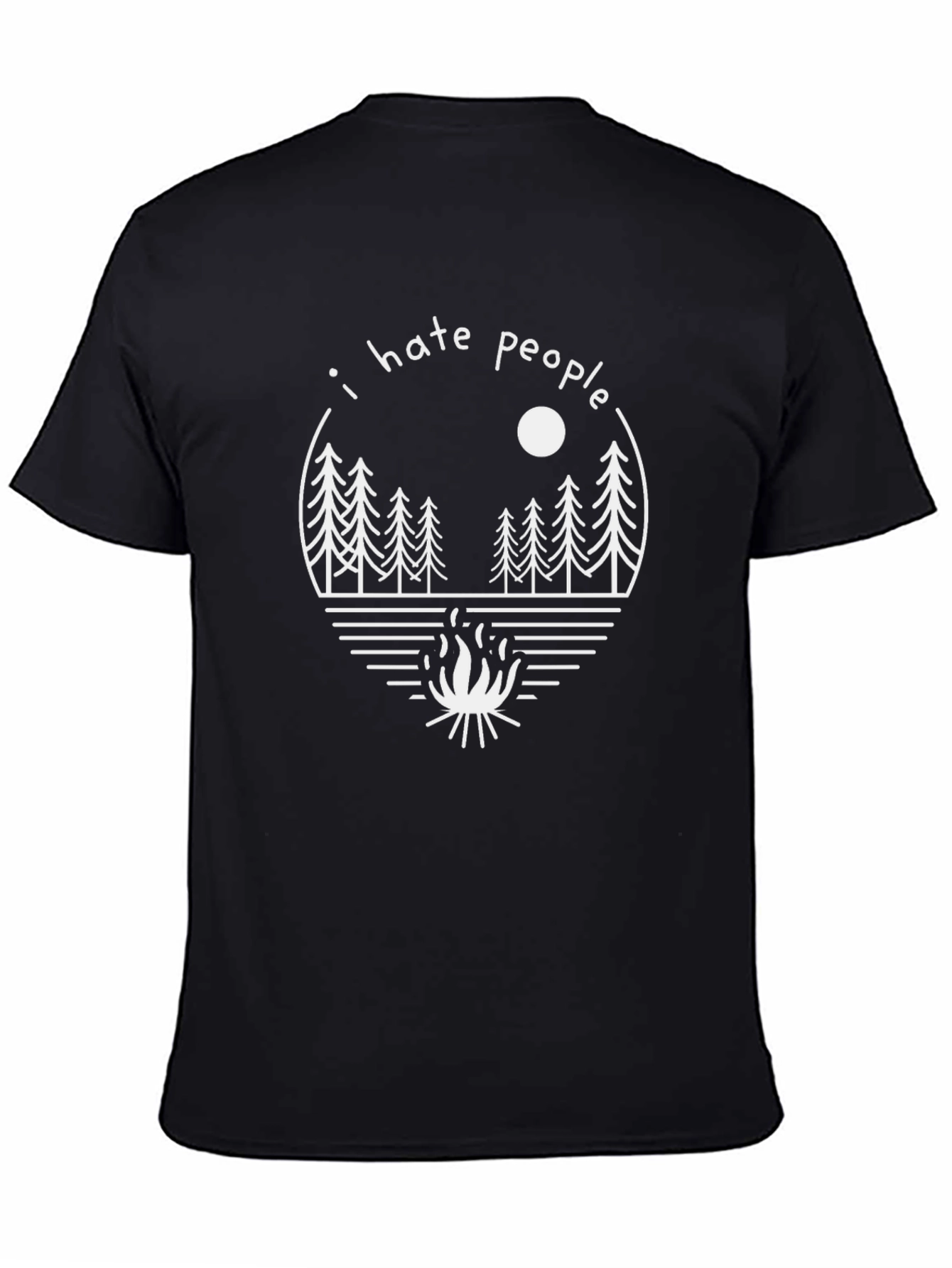 I Hate People Camping T-Shirt - Graphic Tee