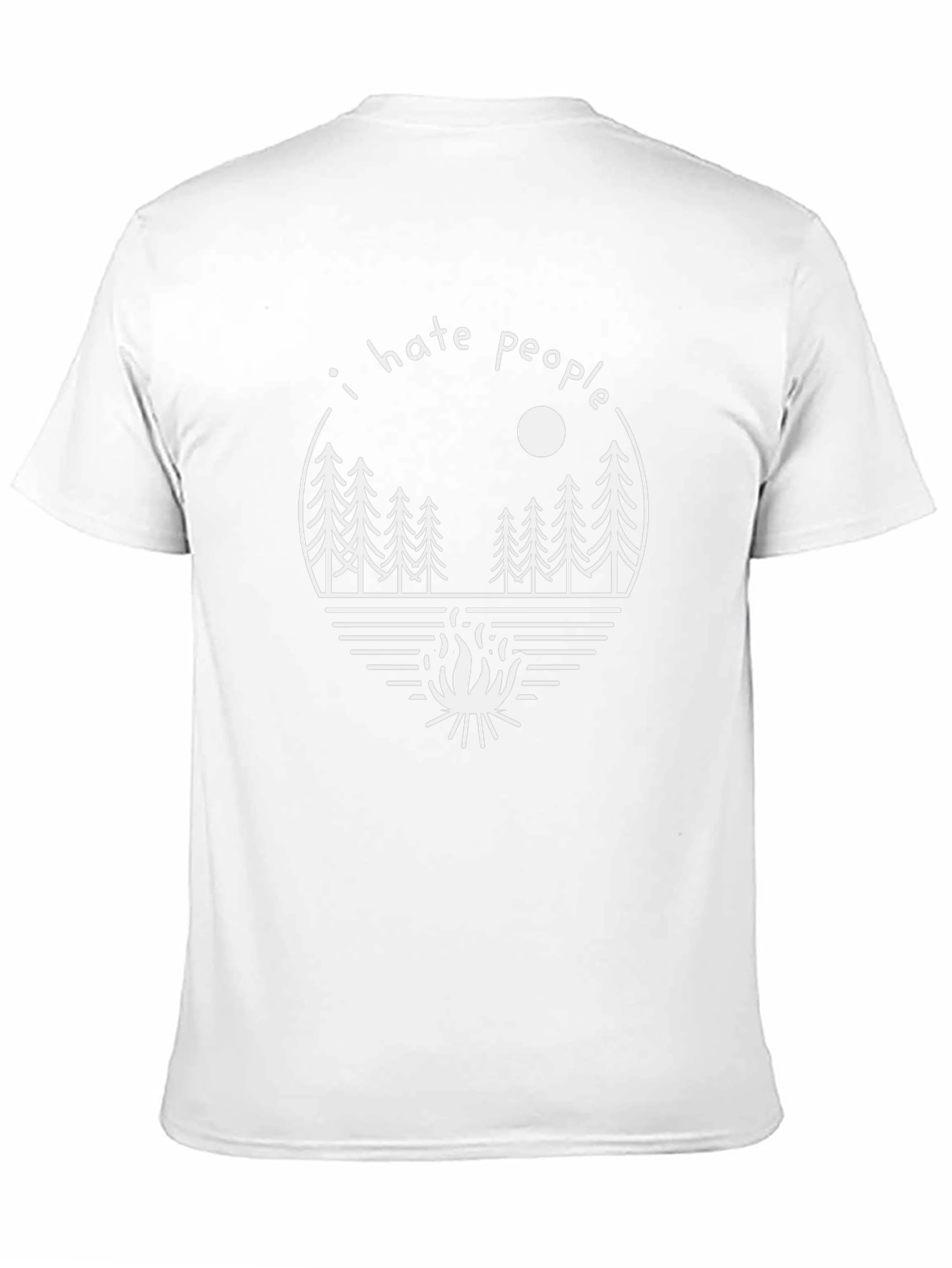 I Hate People Camping T-Shirt - Graphic Tee