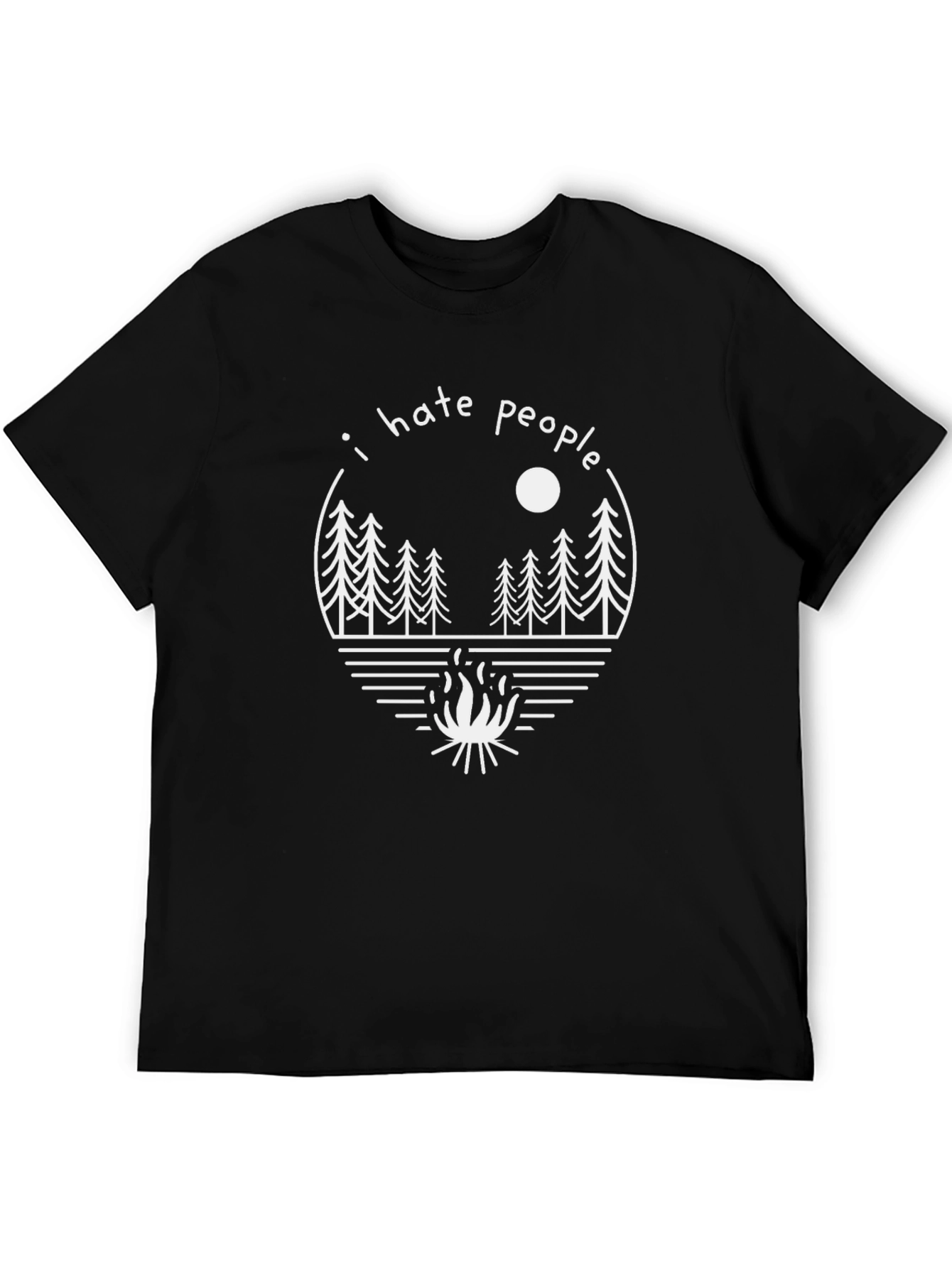 I Hate People Camping T-Shirt - Graphic Tee