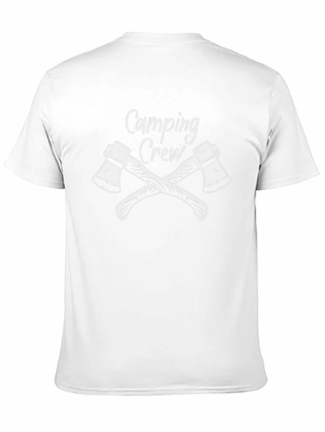 Camping Crew Graphic T-Shirt - Black Outdoorsy Design