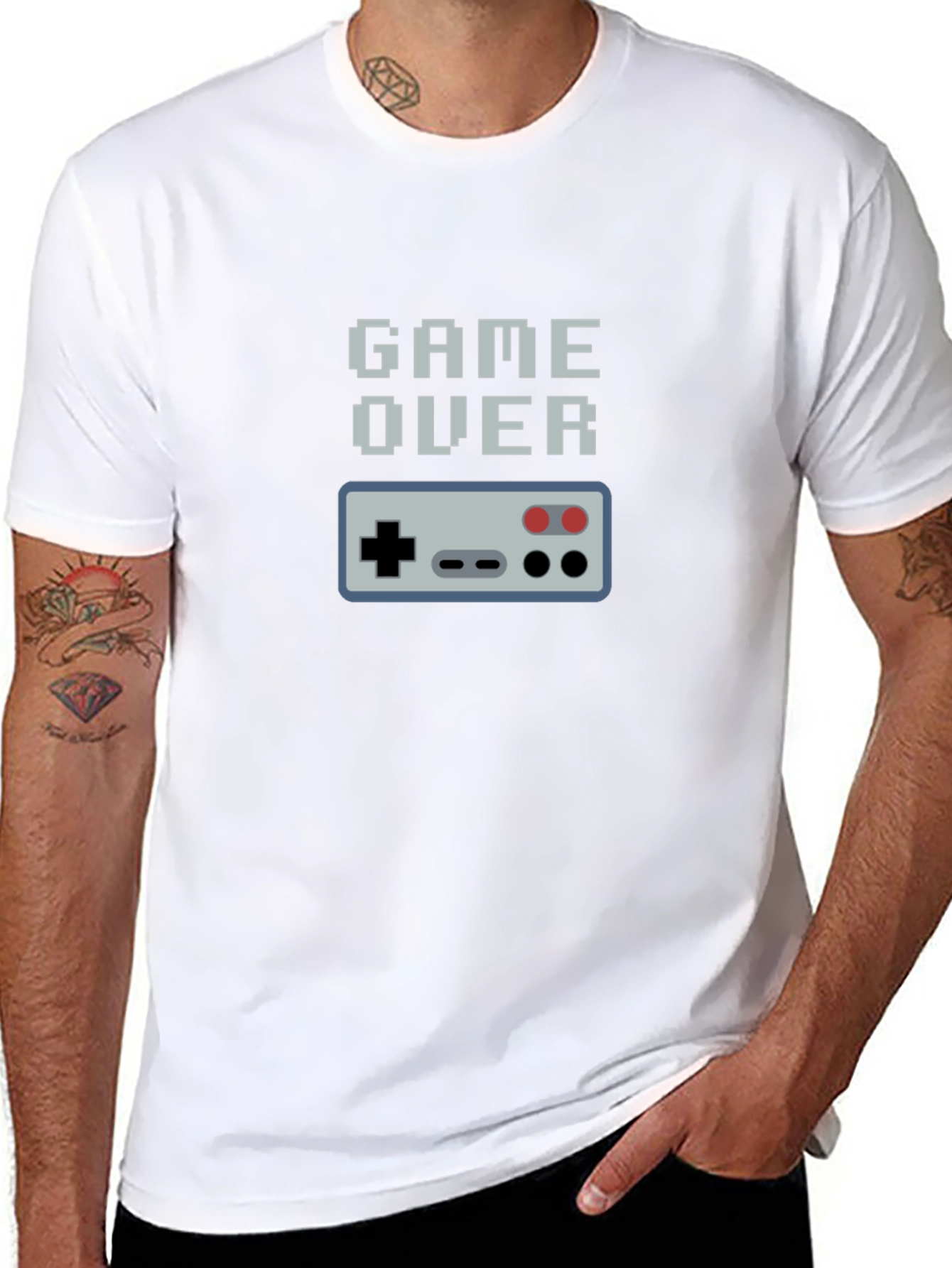 Retro Game Over T-Shirt - Gamer Style