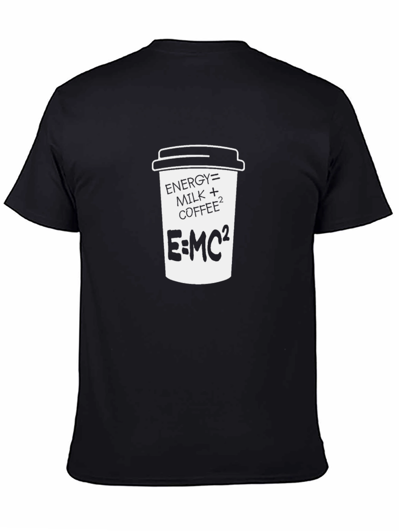 Energy Formula T-Shirt - Milk Coffee E=MC²
