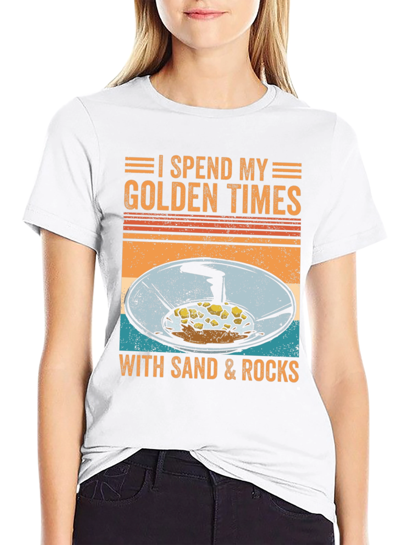 Golden Times Sand & Rocks T-Shirt