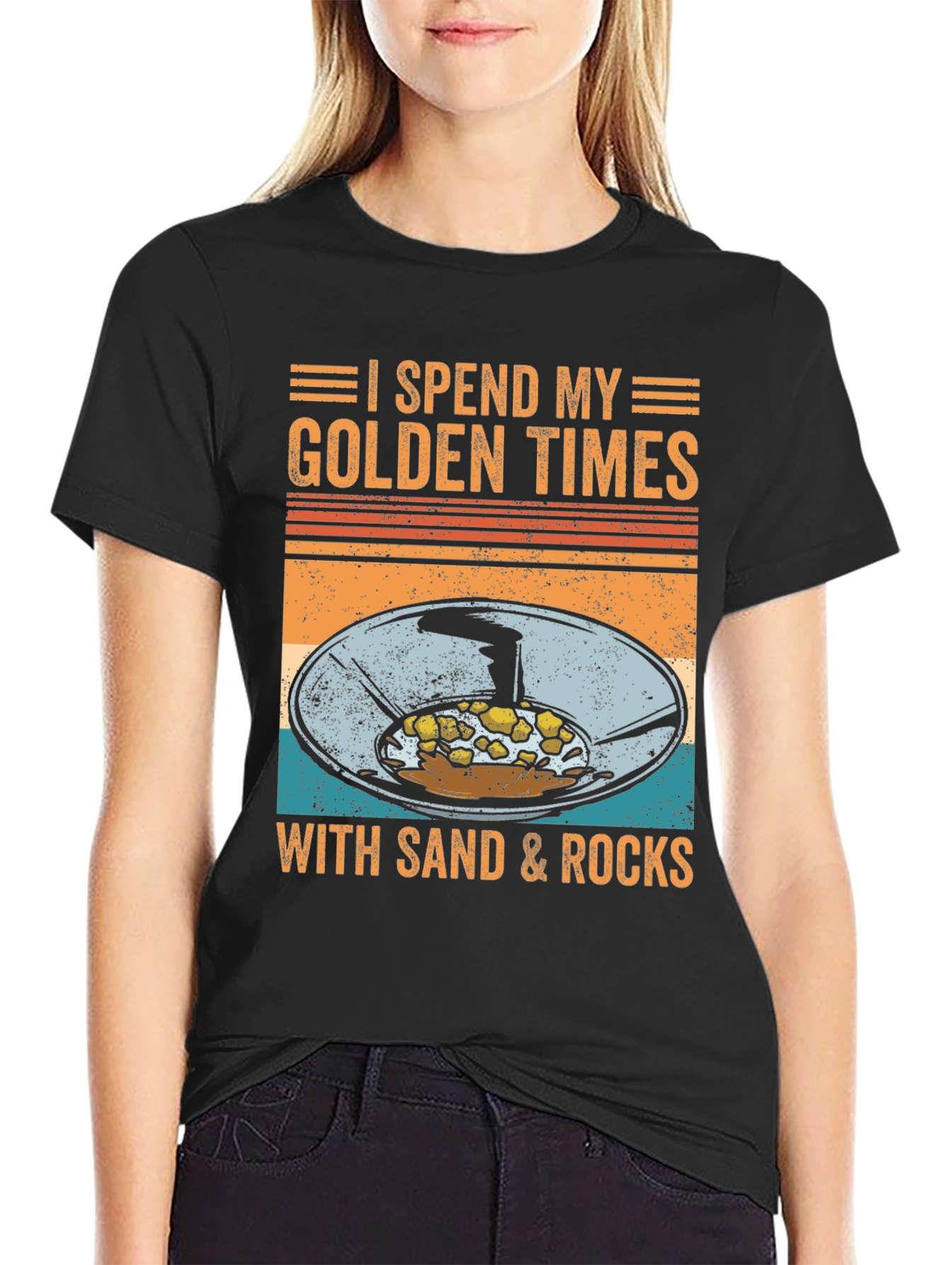 Golden Times Sand & Rocks T-Shirt