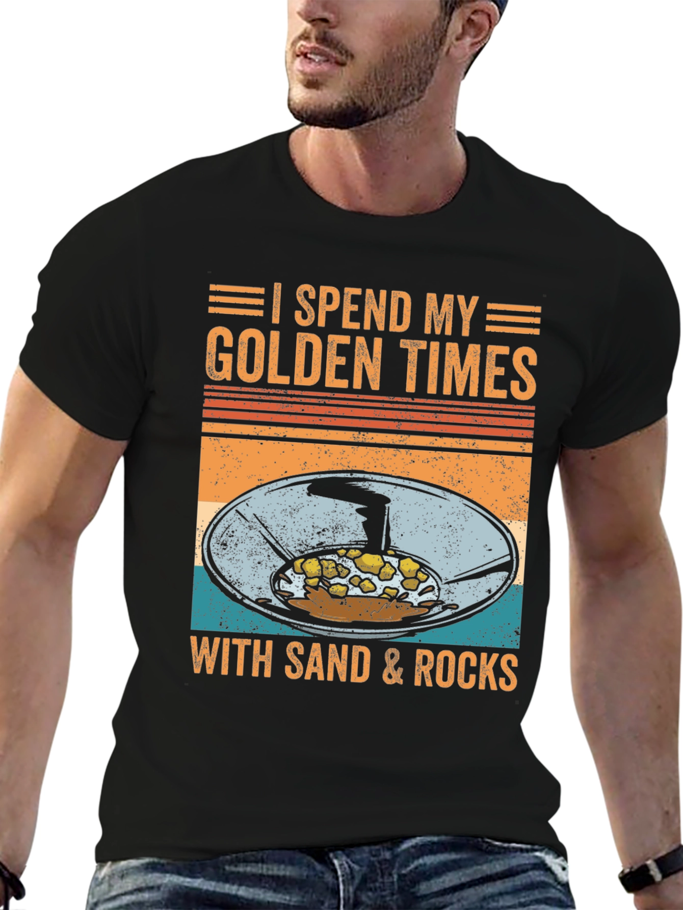 Golden Times Sand & Rocks T-Shirt