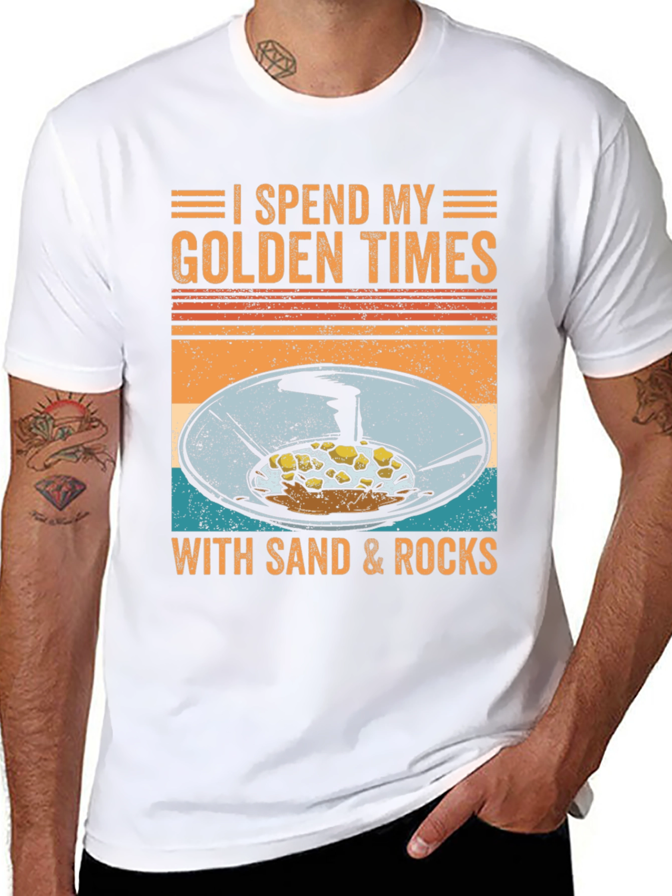 Golden Times Sand & Rocks T-Shirt