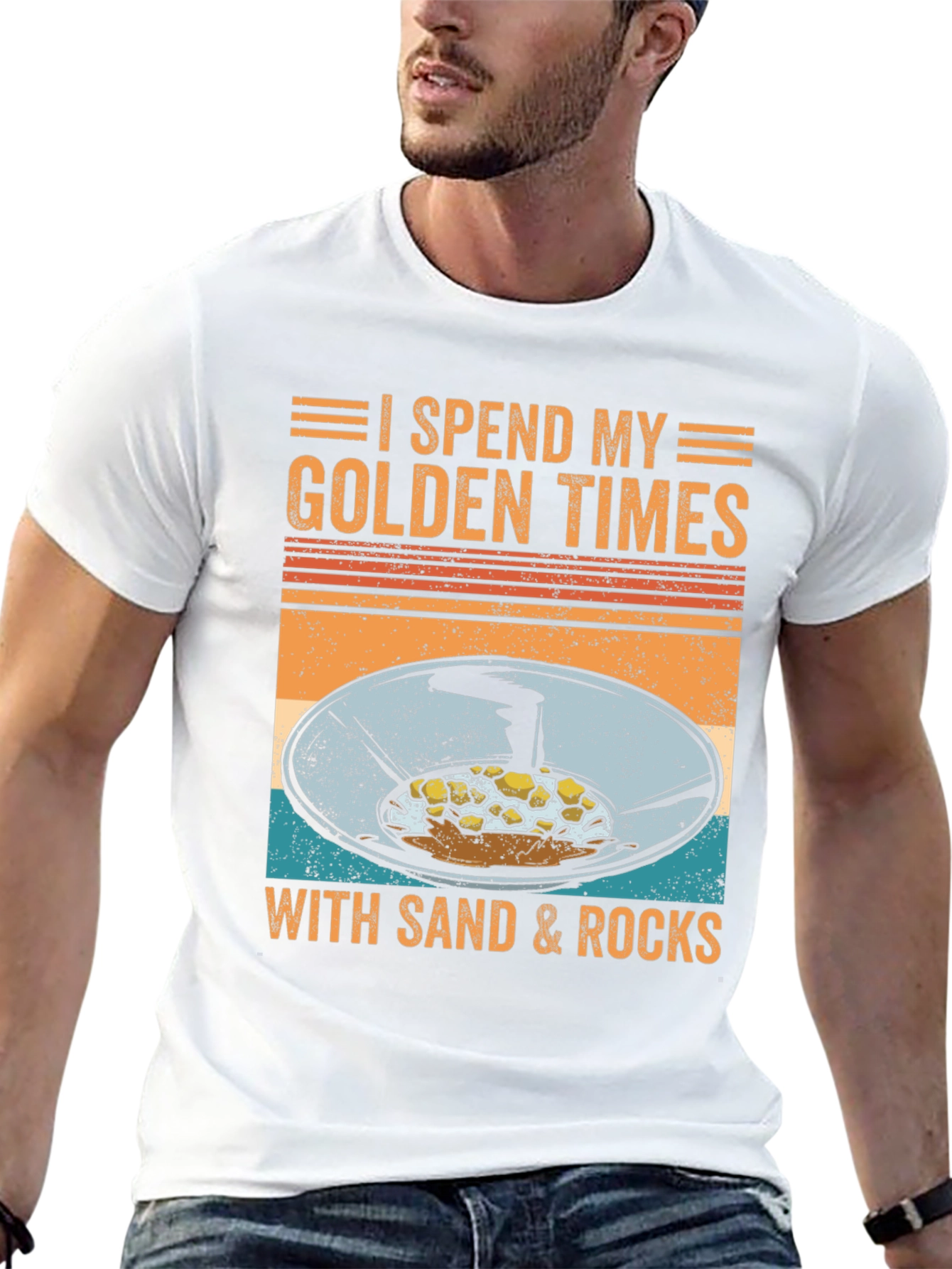 Golden Times Sand & Rocks T-Shirt