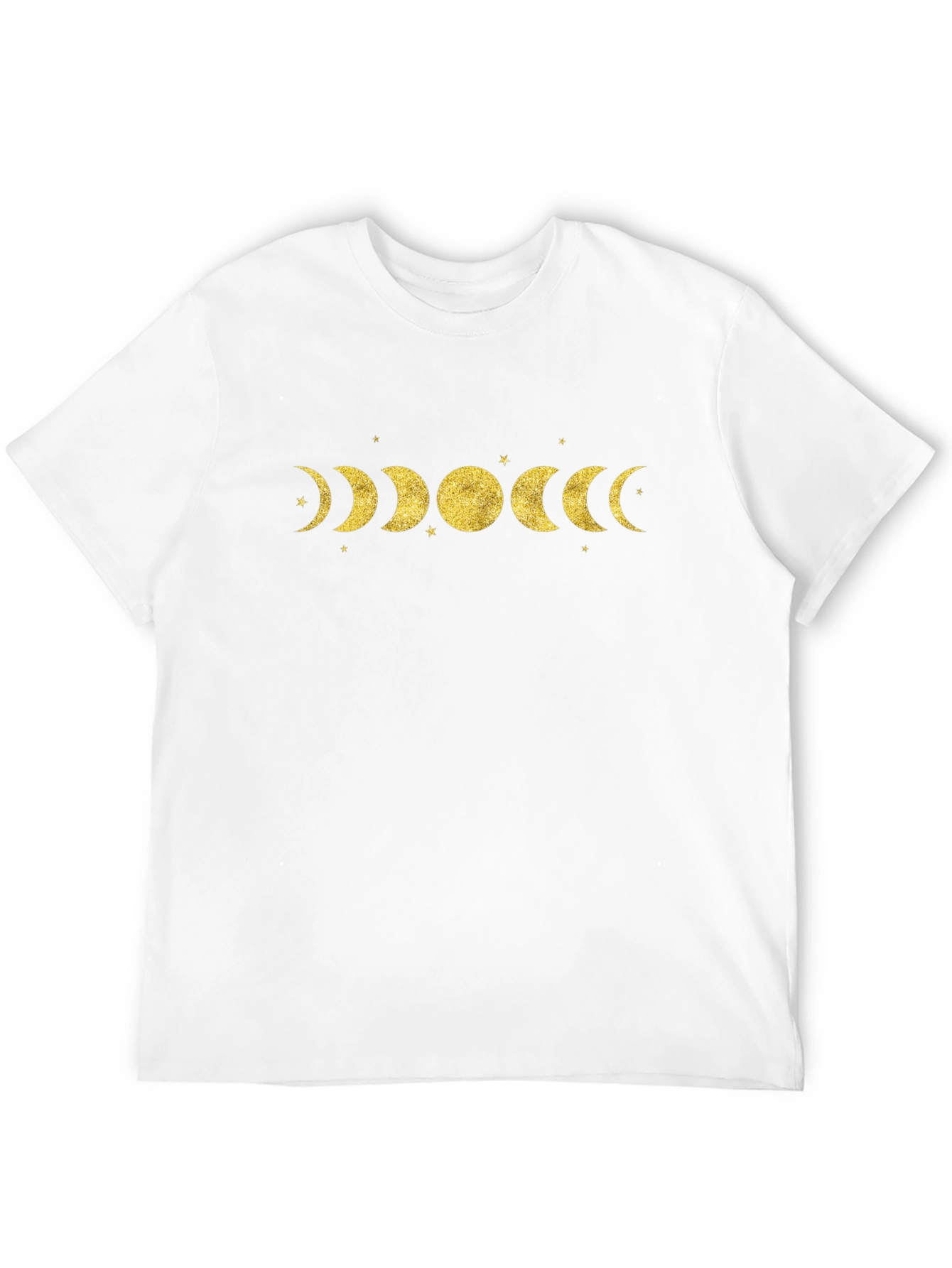 Moon Phases Graphic T-Shirt - Unisex Black Tee