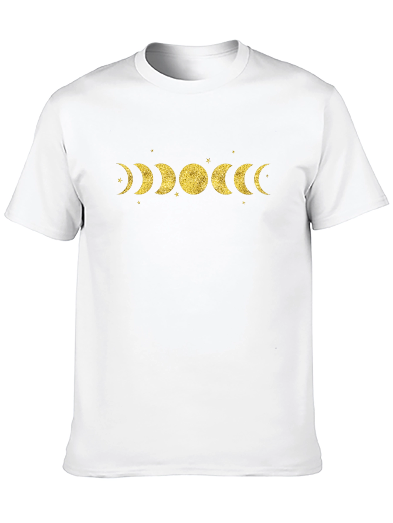 Moon Phases Graphic T-Shirt - Unisex Black Tee