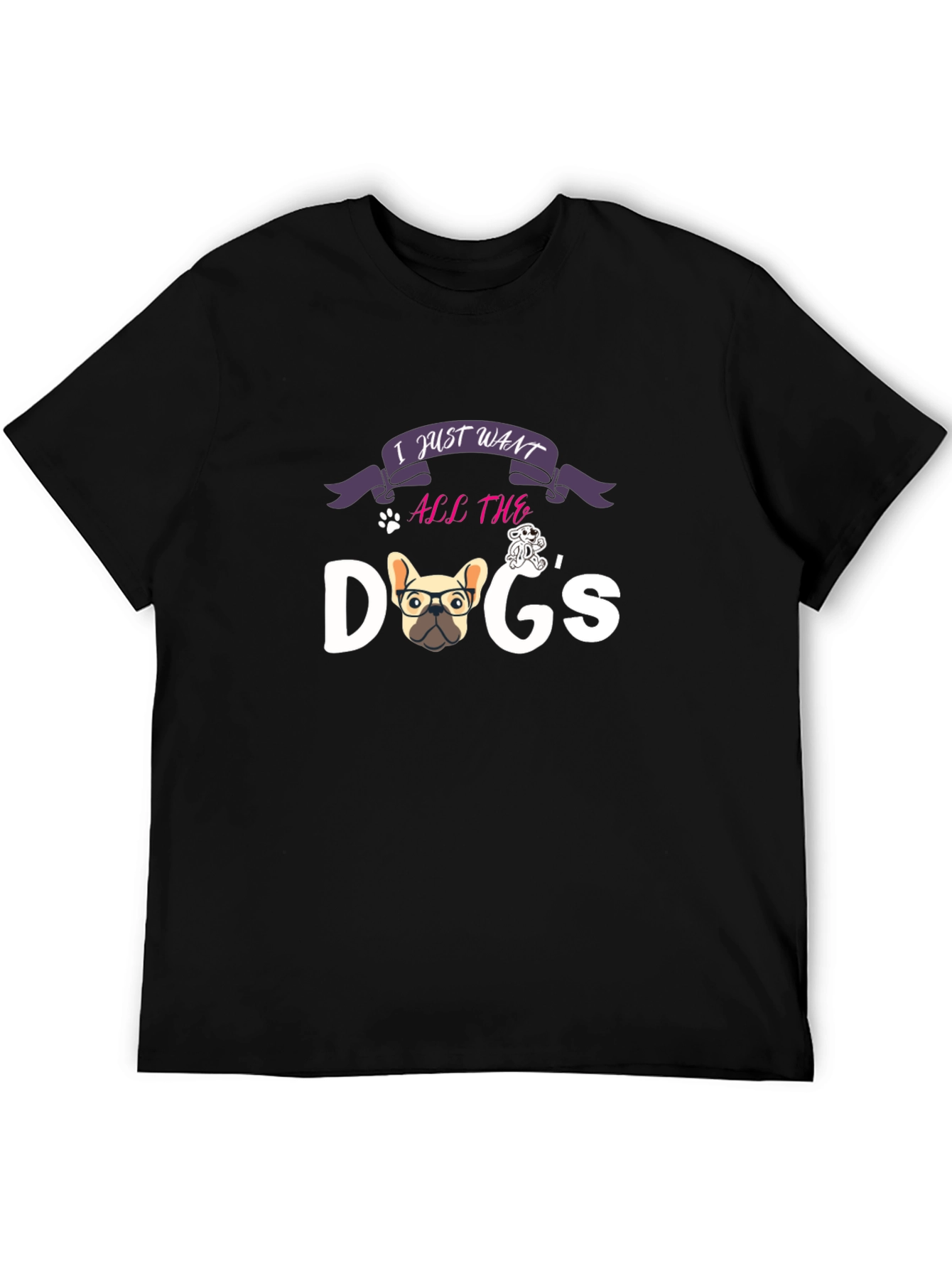 I Just Want All The Dogs Graphic Tee