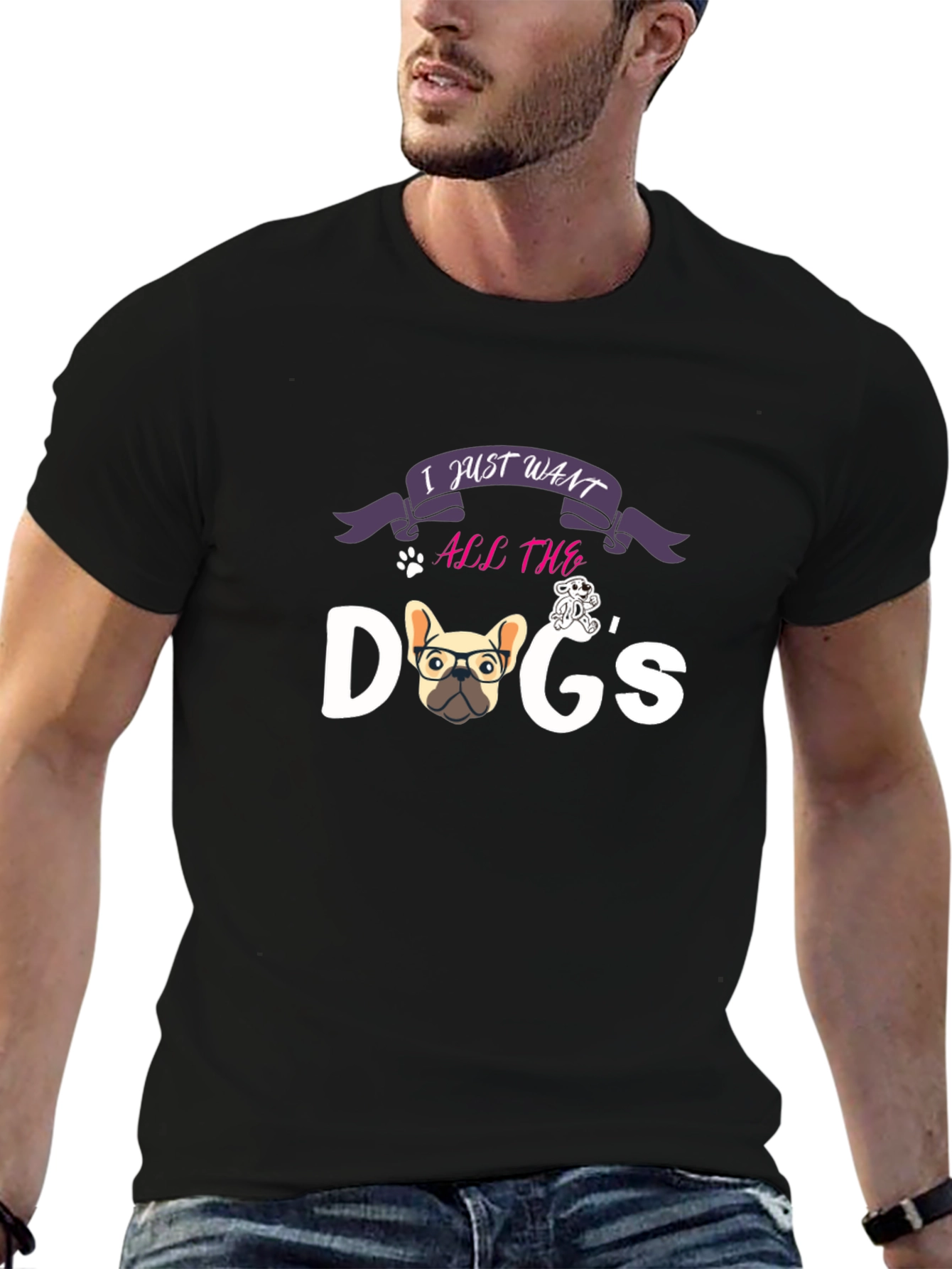 I Just Want All The Dogs Graphic Tee