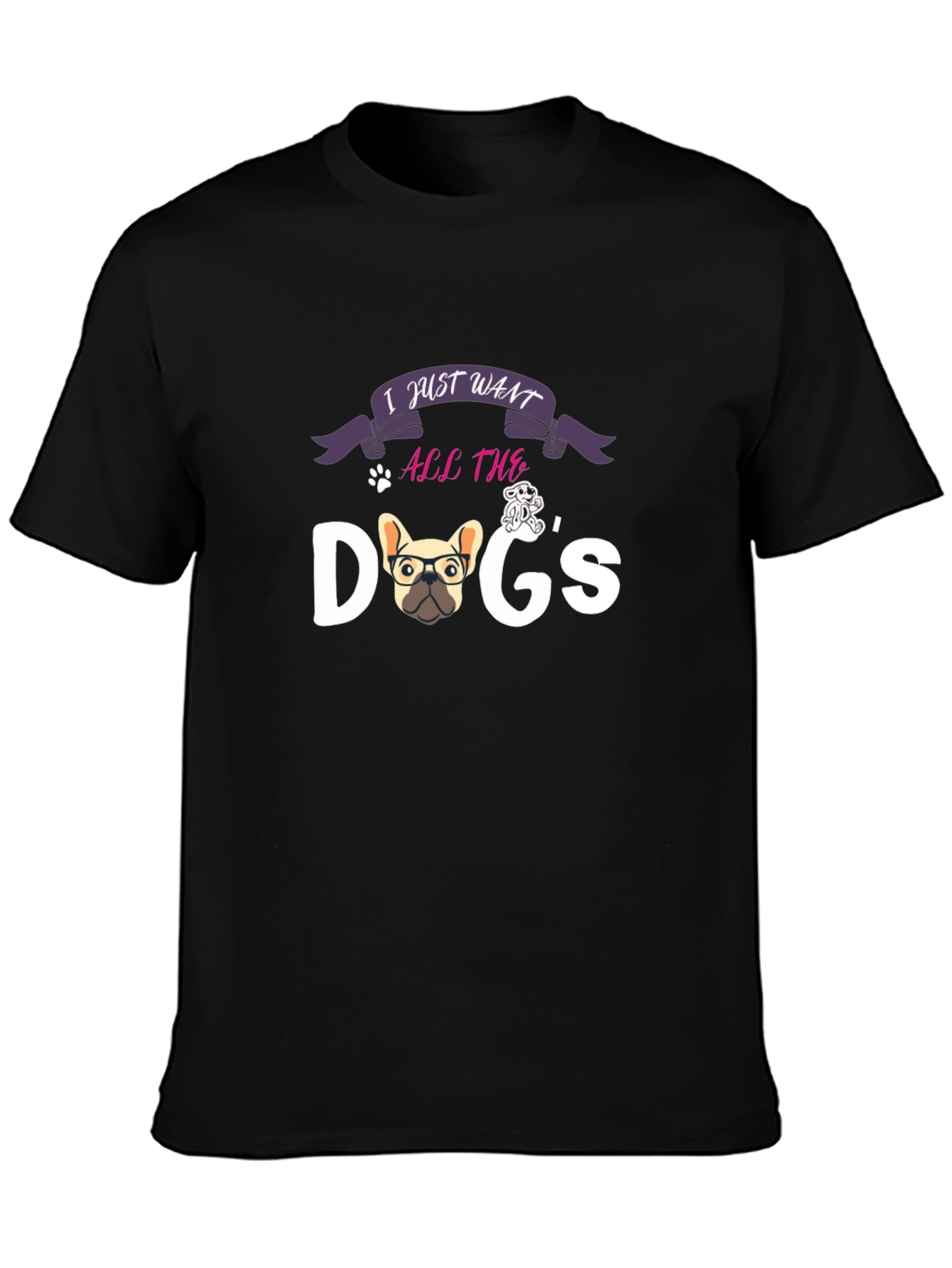 I Just Want All The Dogs Graphic Tee