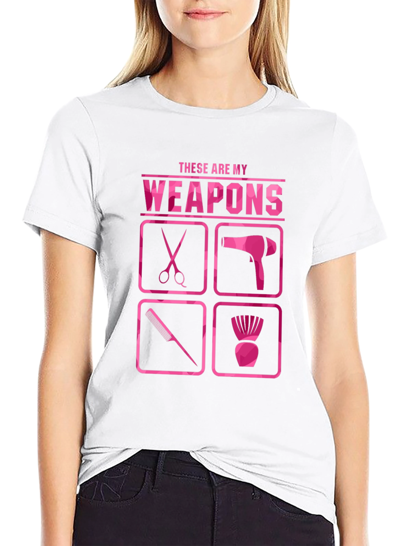 Hairstylist Weapons T-Shirt - Salon Life