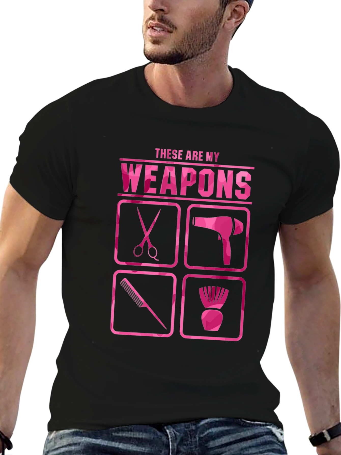 Hairstylist Weapons T-Shirt - Salon Life