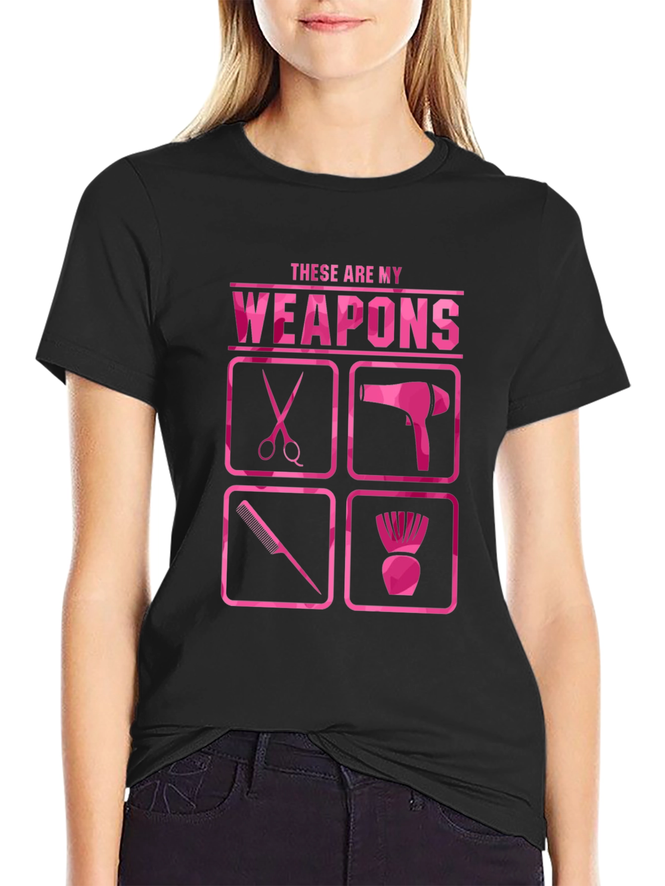 Hairstylist Weapons T-Shirt - Salon Life