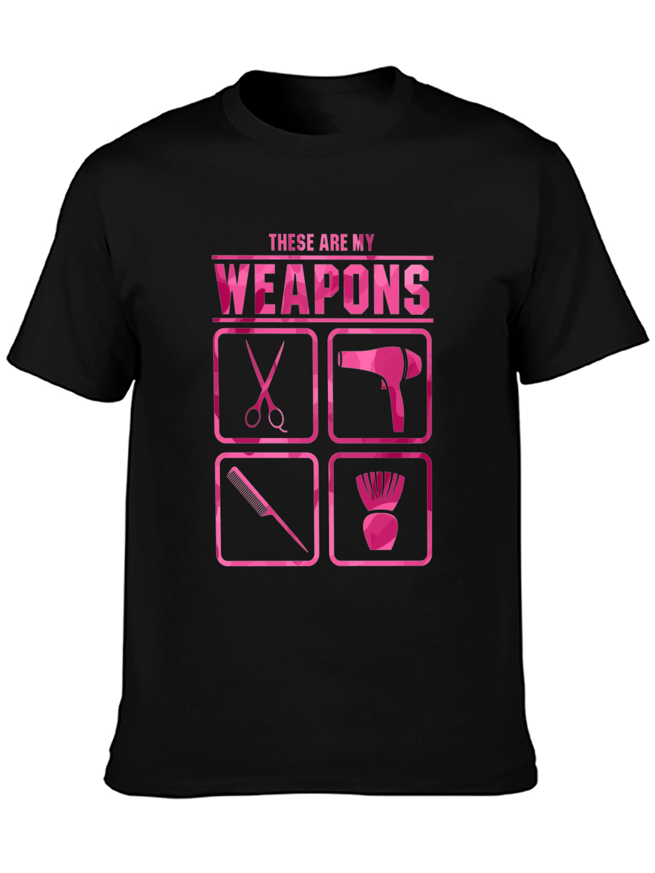 Hairstylist Weapons T-Shirt - Salon Life