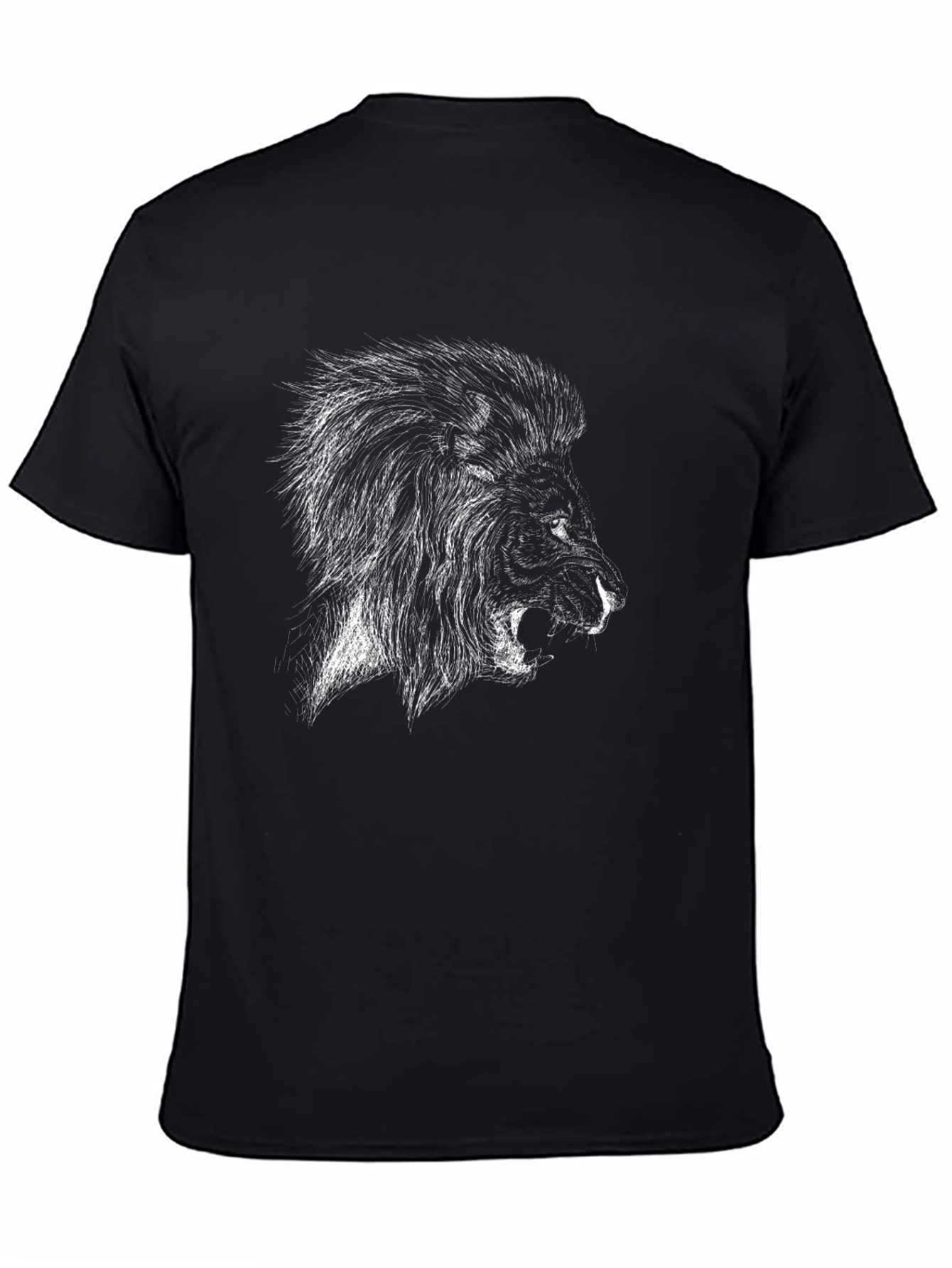 Black Lion Graphic Tee - Menswear