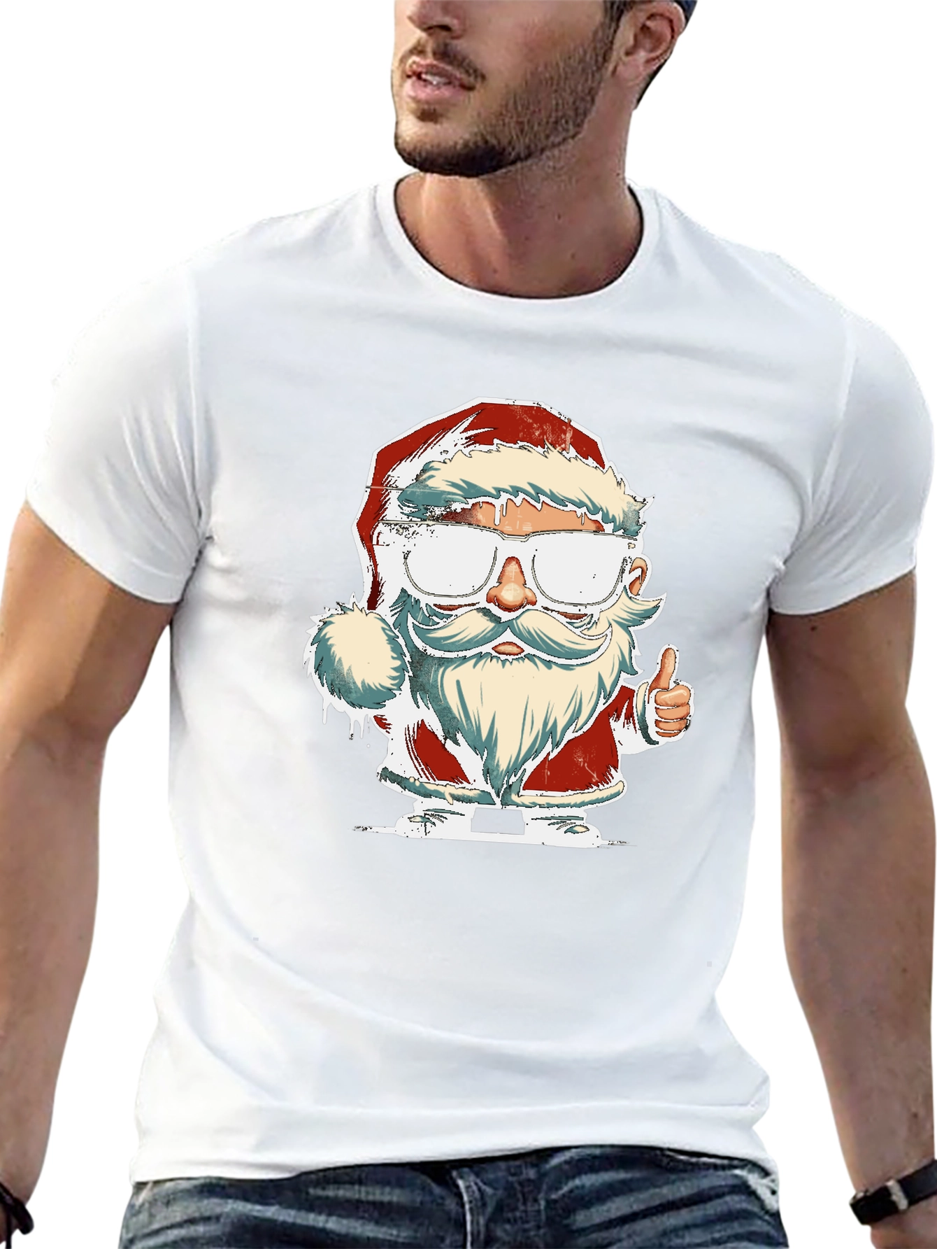 Cool Santa T-Shirt - Holiday Style