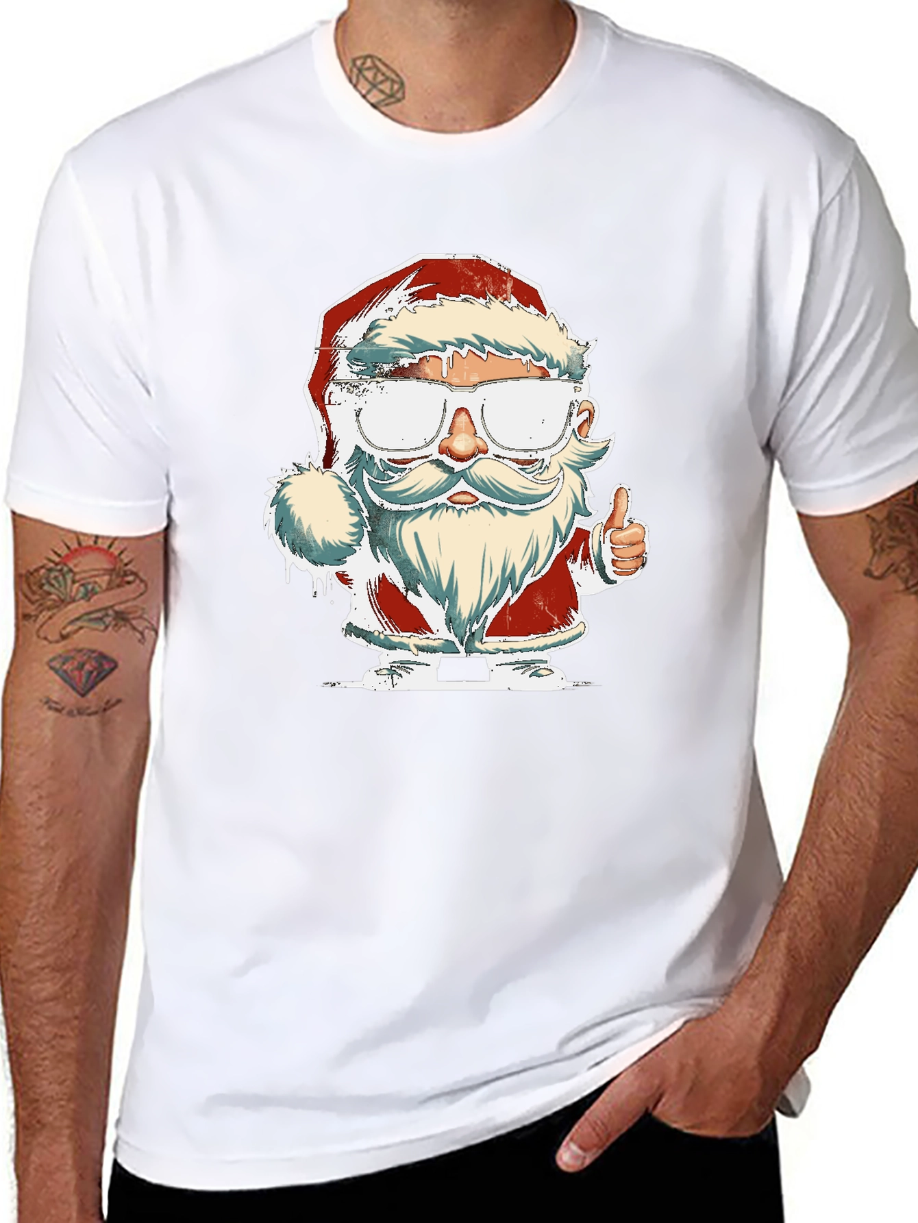 Cool Santa T-Shirt - Holiday Style