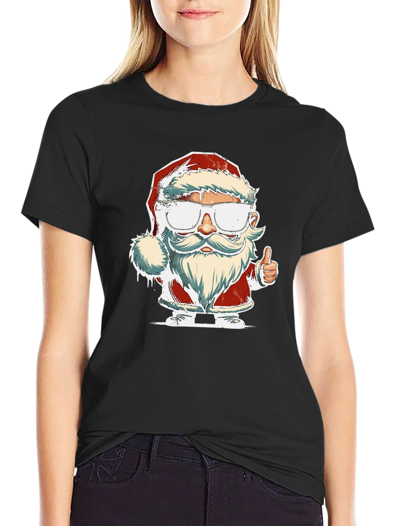 Cool Santa T-Shirt - Holiday Style