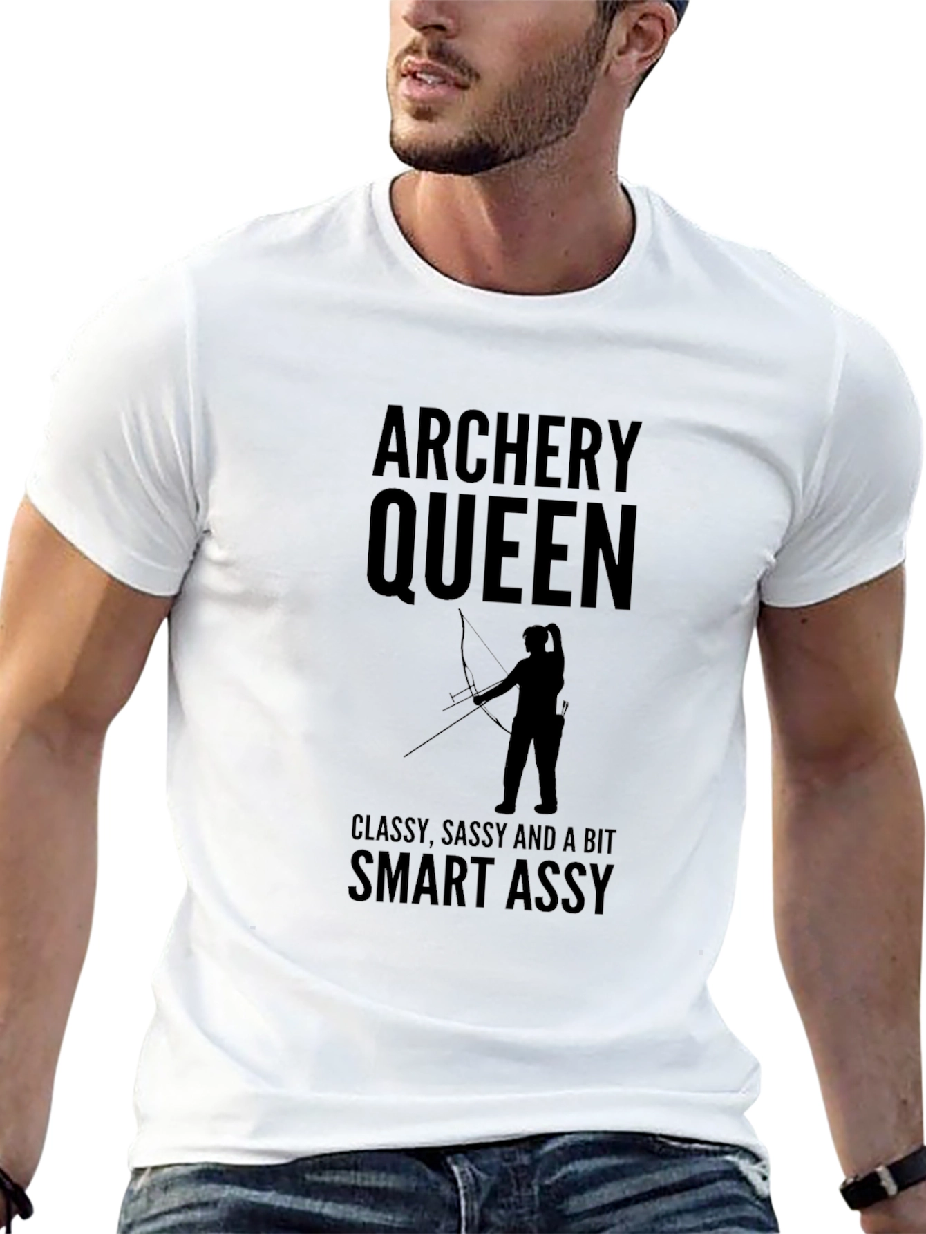 Archery Queen T-Shirt - Classy Sassy & Smart