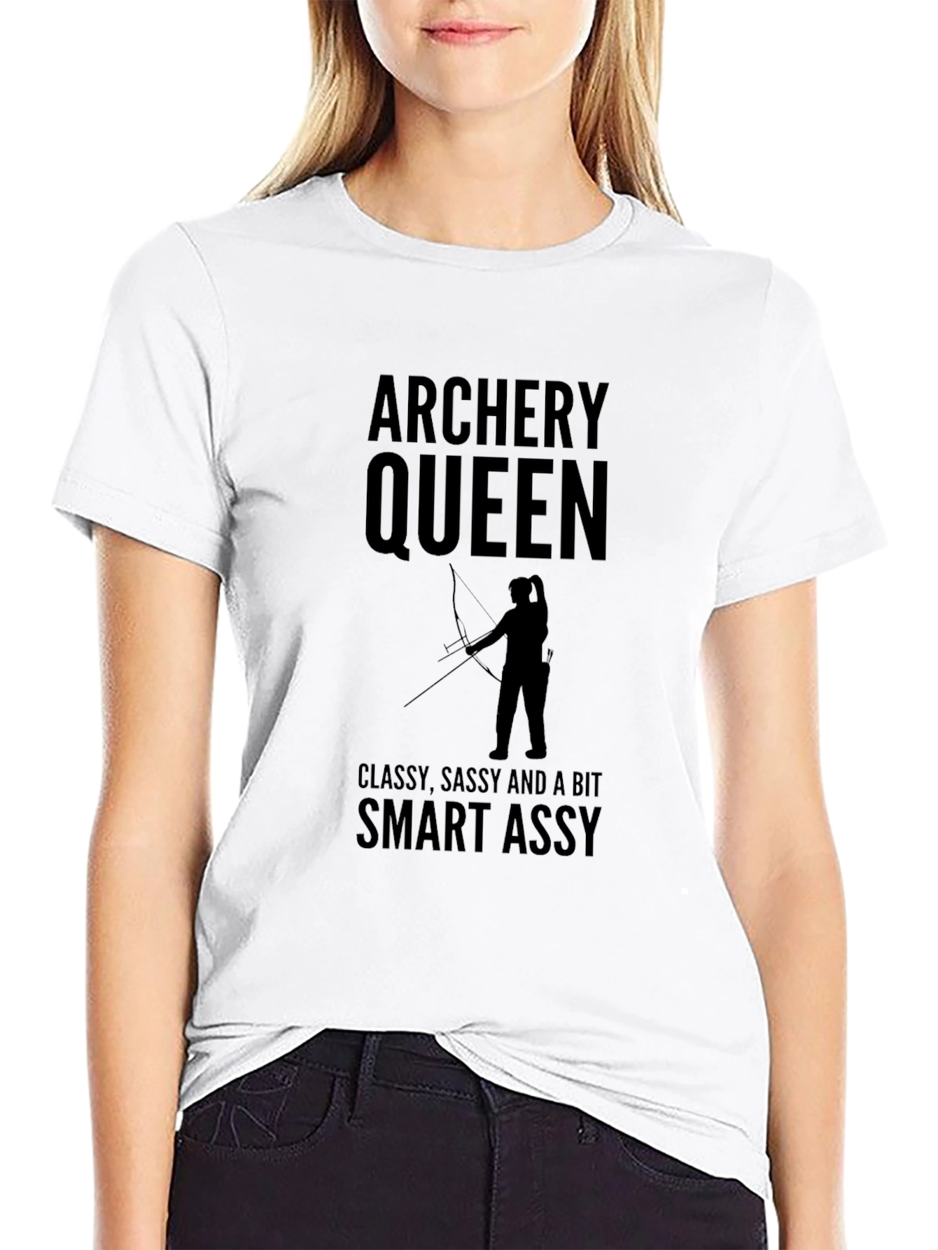 Archery Queen T-Shirt - Classy Sassy & Smart