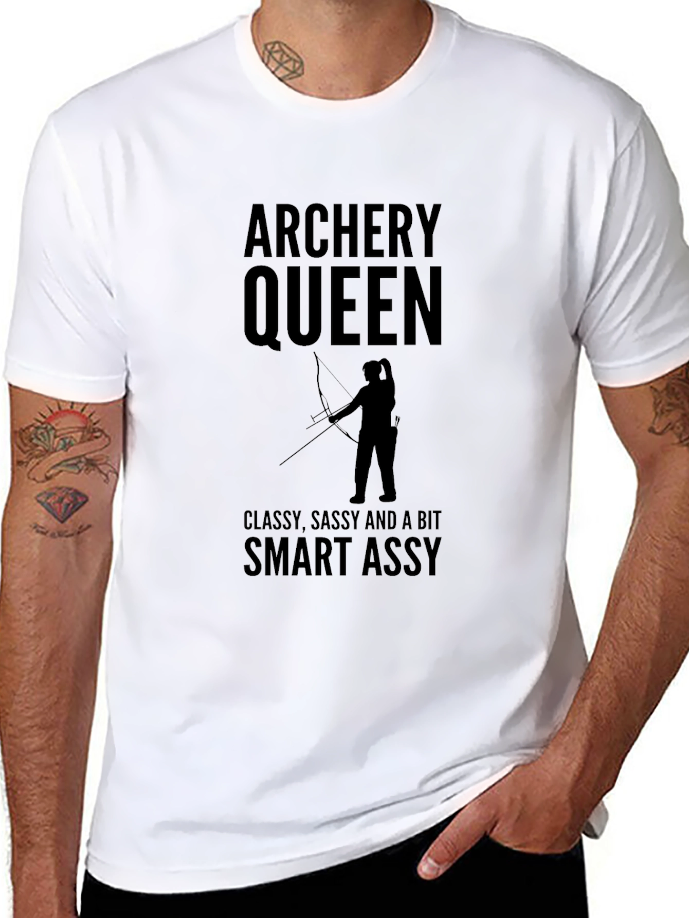 Archery Queen T-Shirt - Classy Sassy & Smart