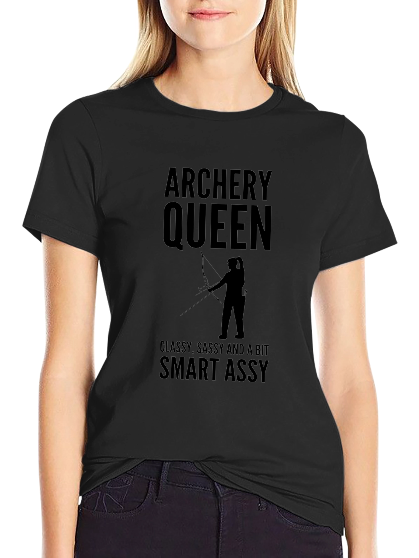 Archery Queen T-Shirt - Classy Sassy & Smart