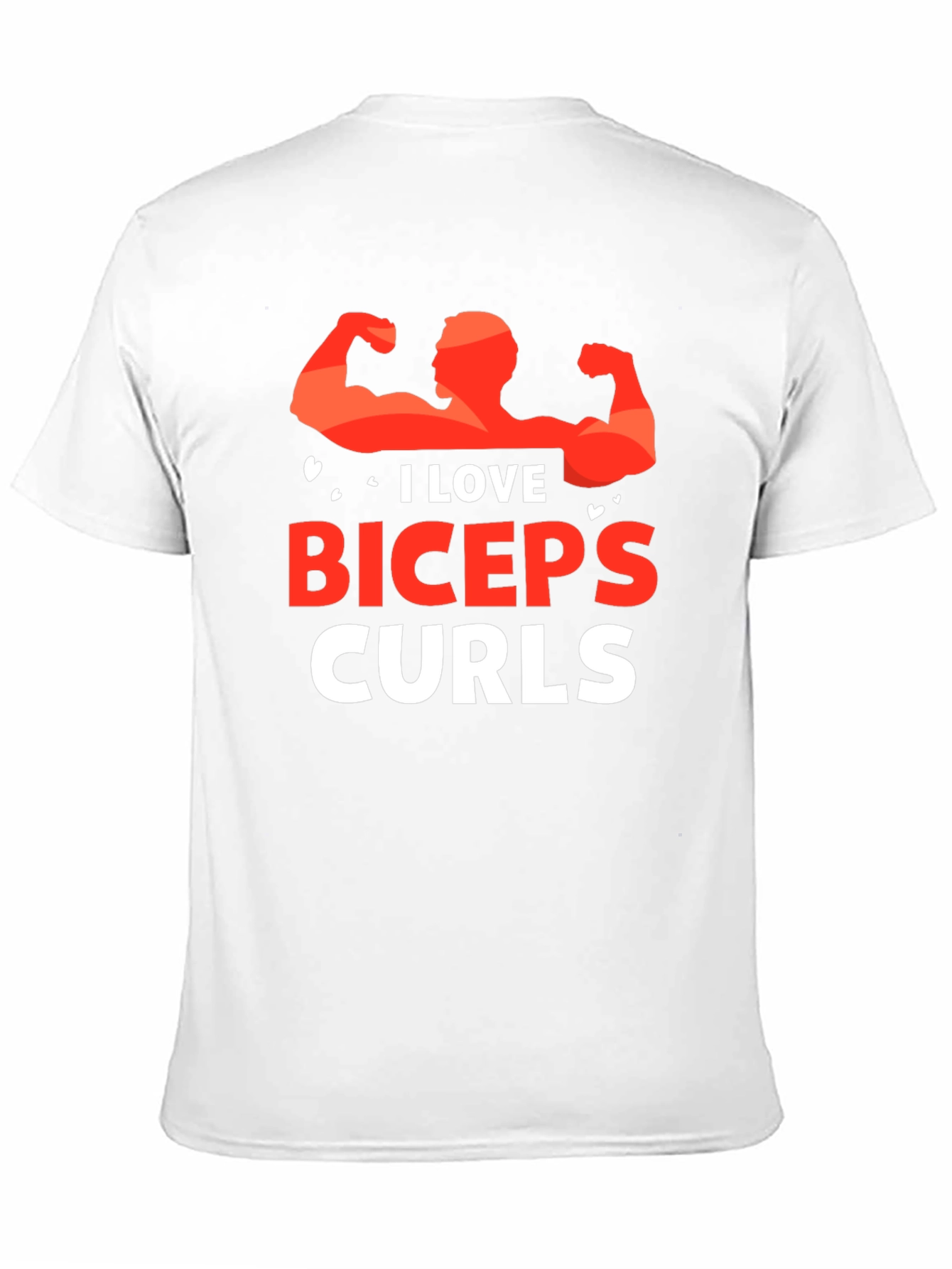 I Love Biceps Curls Graphic T-Shirt
