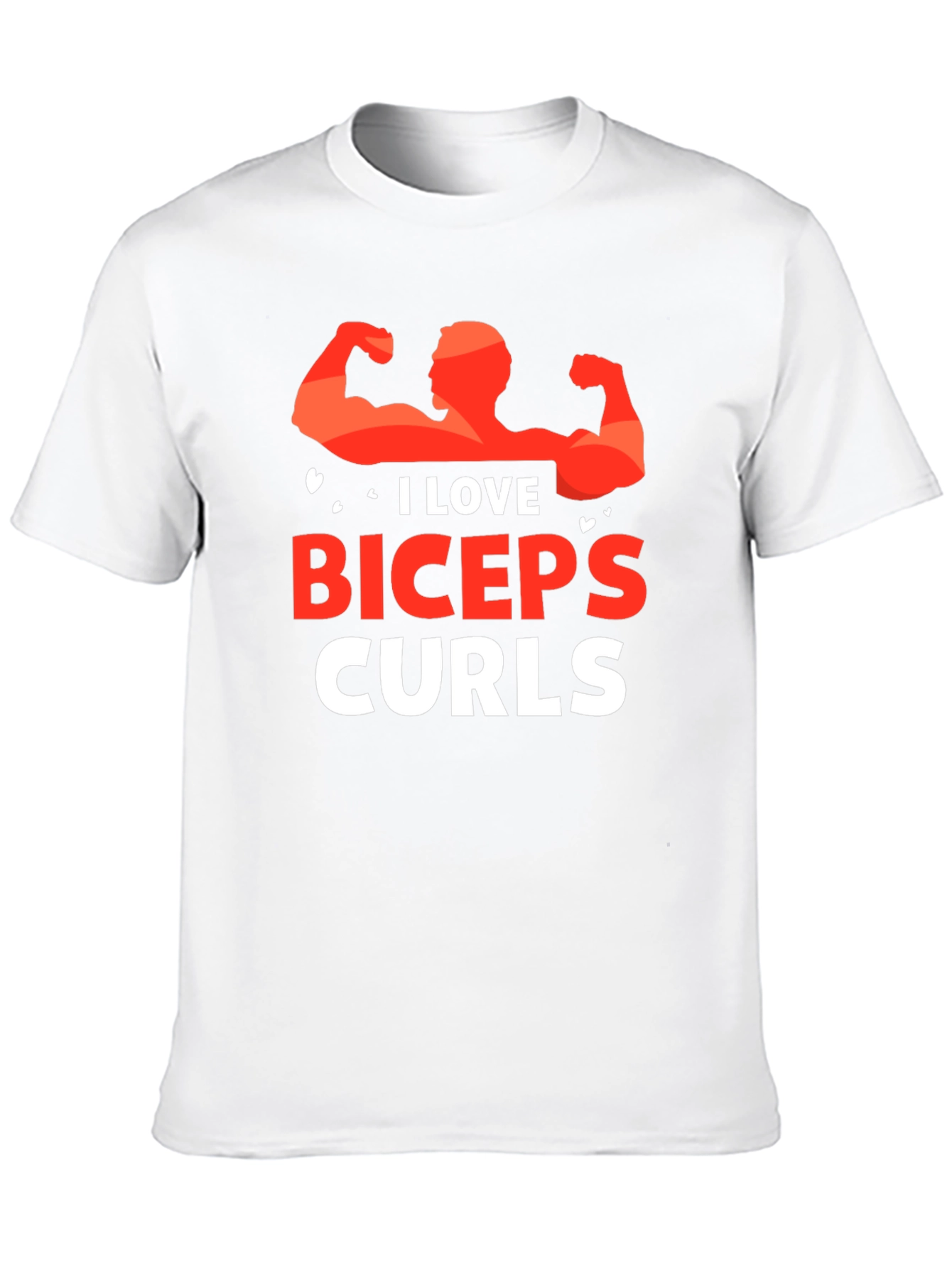 I Love Biceps Curls Graphic T-Shirt