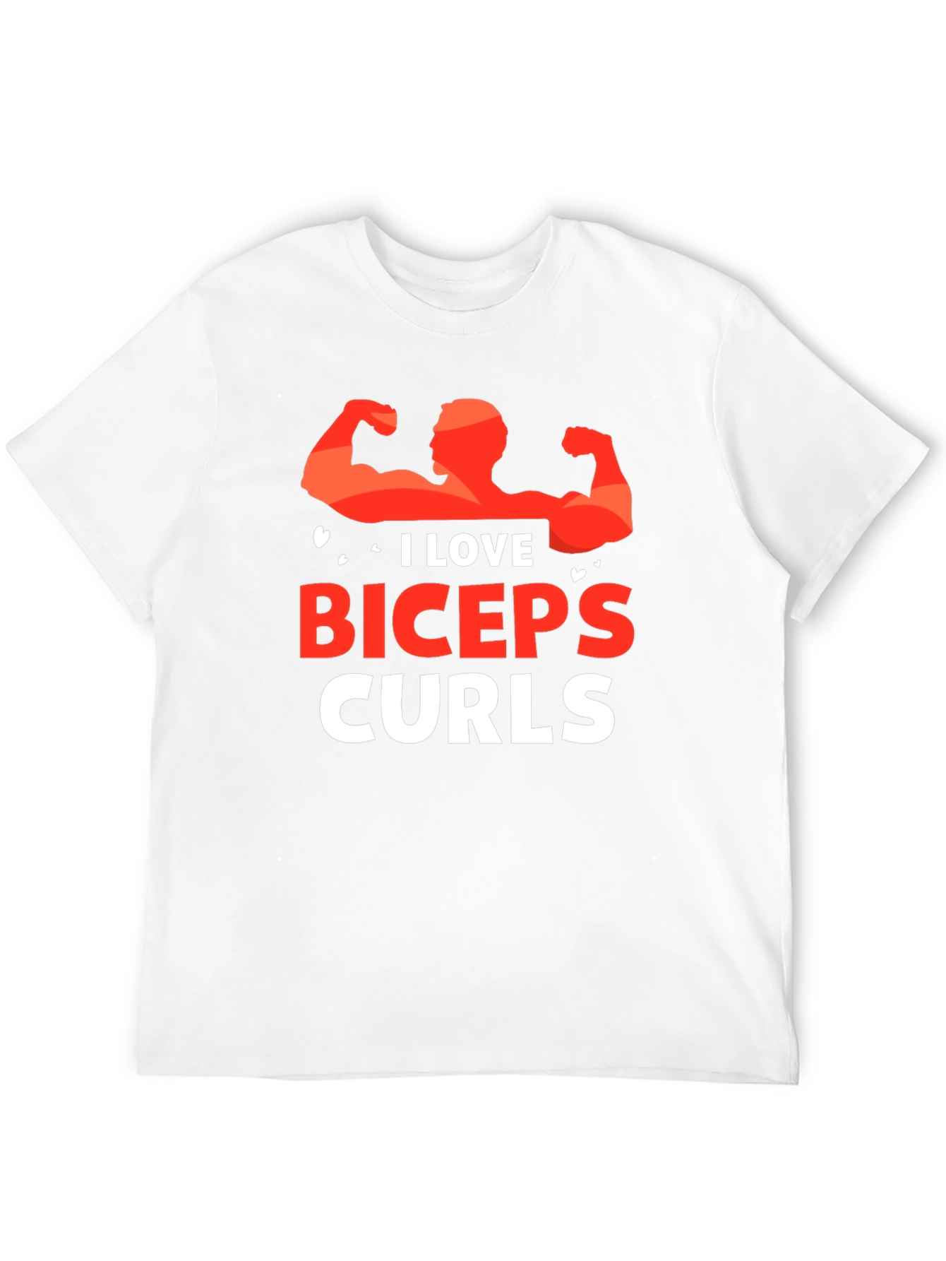 I Love Biceps Curls Graphic T-Shirt