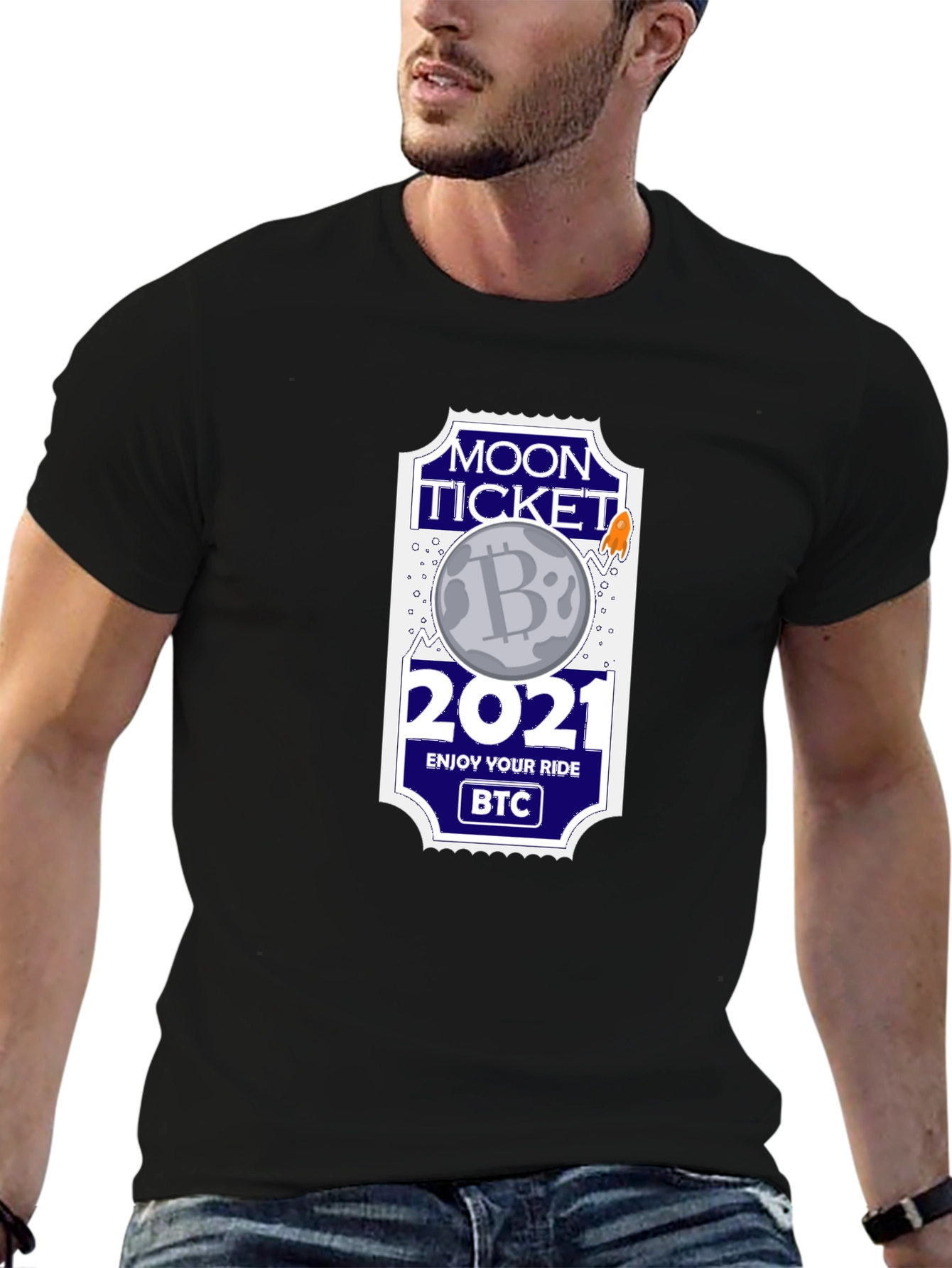 Moon Ticket 2021 BTC T-Shirt